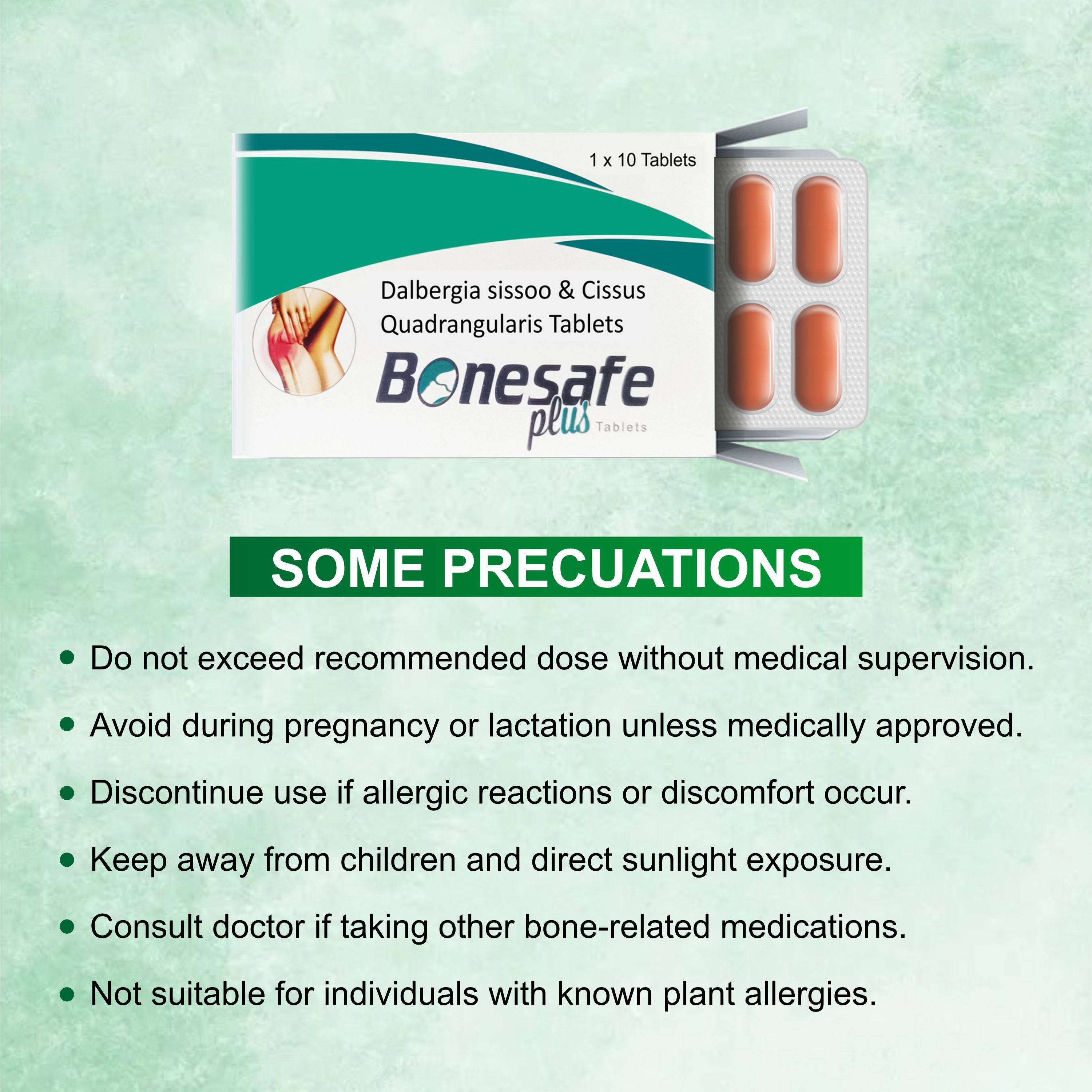 Marc Bonesafe Plus Tablet – Natural Ayurvedic Bone & Joint Support