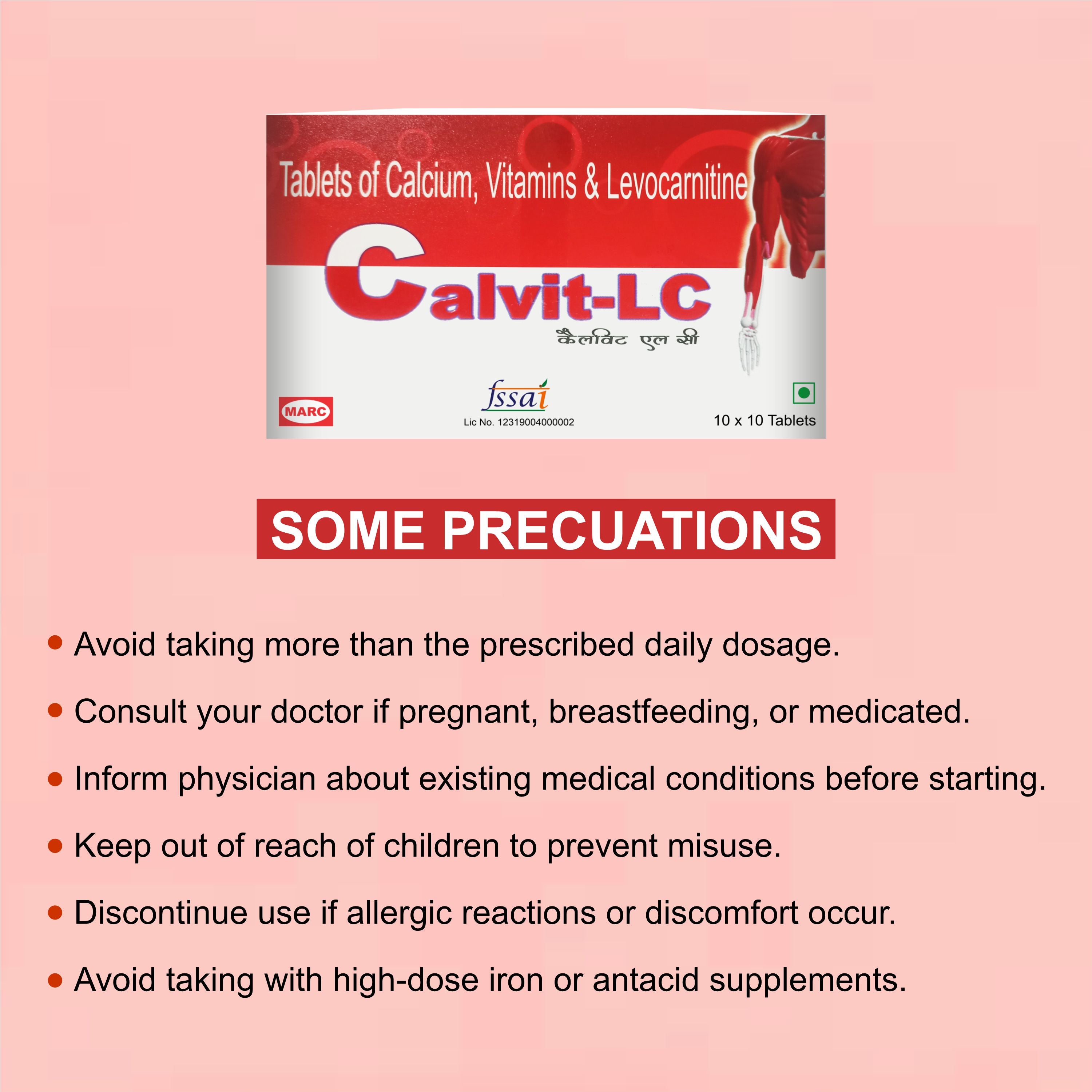 Calvit Plus Tablet – Complete Bone & Immunity Support Formula (Pack of 2 Strip)