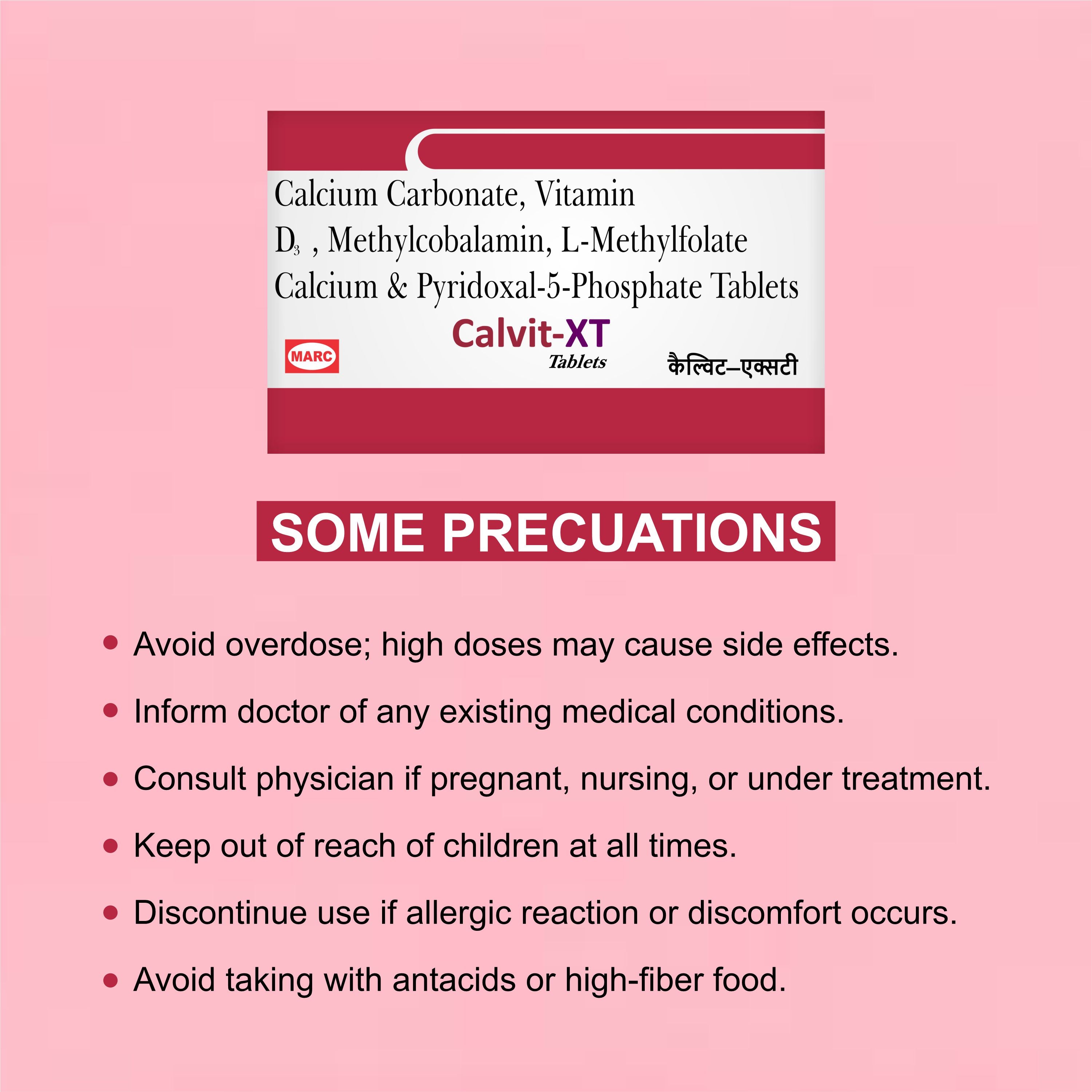 Calvit XT Tablet – Advanced Bone & Nerve Health Supplement
