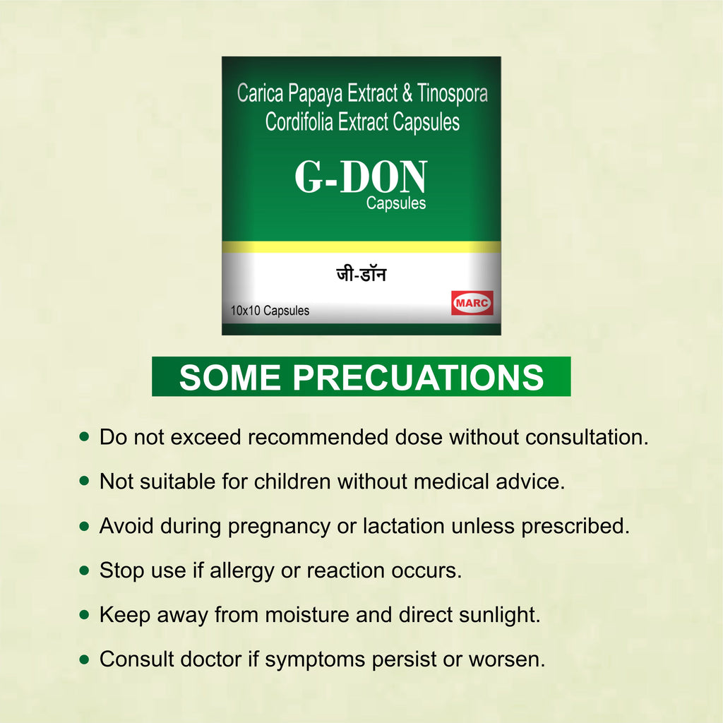 Marc G Don Capsule – Natural Platelet Booster & Immunity Support