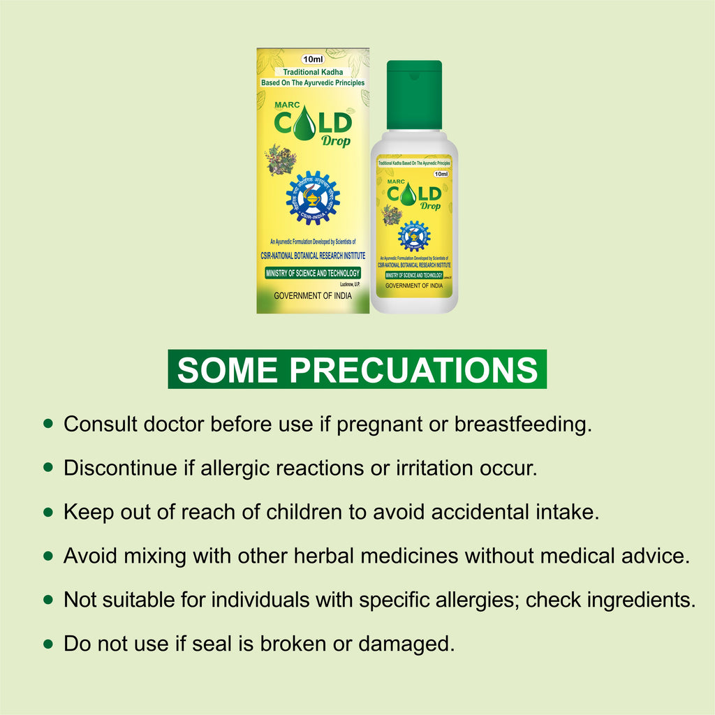 Marc Cold Drop – Herbal Support for Cold, Cough, Throat & Immunity Booster
