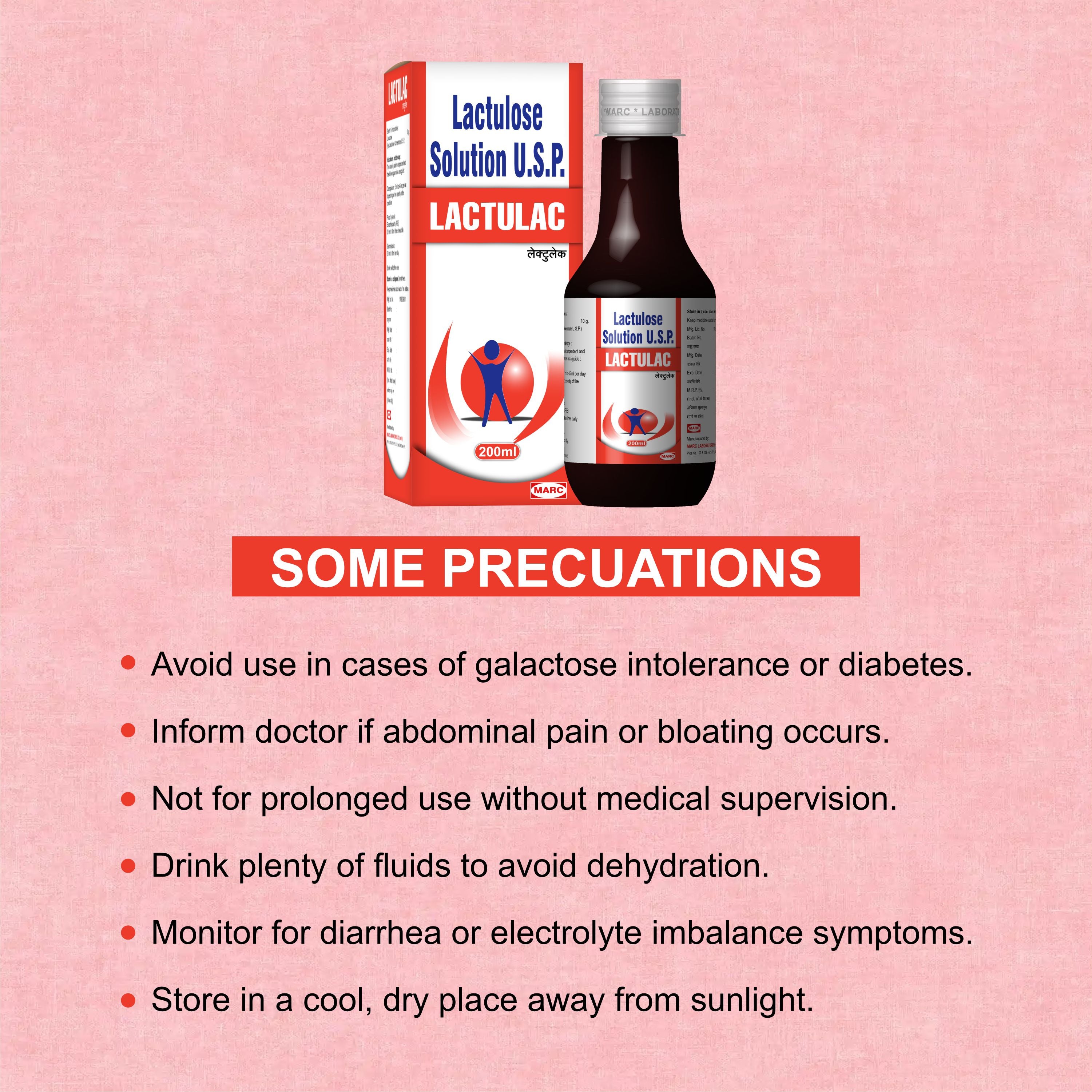 Lactulac Lactulose Syrup 200ml – Constipation & Digestive Health Syrup