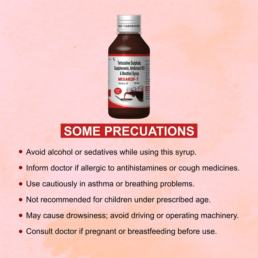 Megakof-T Productive Cough & Respiratory Relief Syrup – Phlegm, Sore Throat & Bronchial Relief