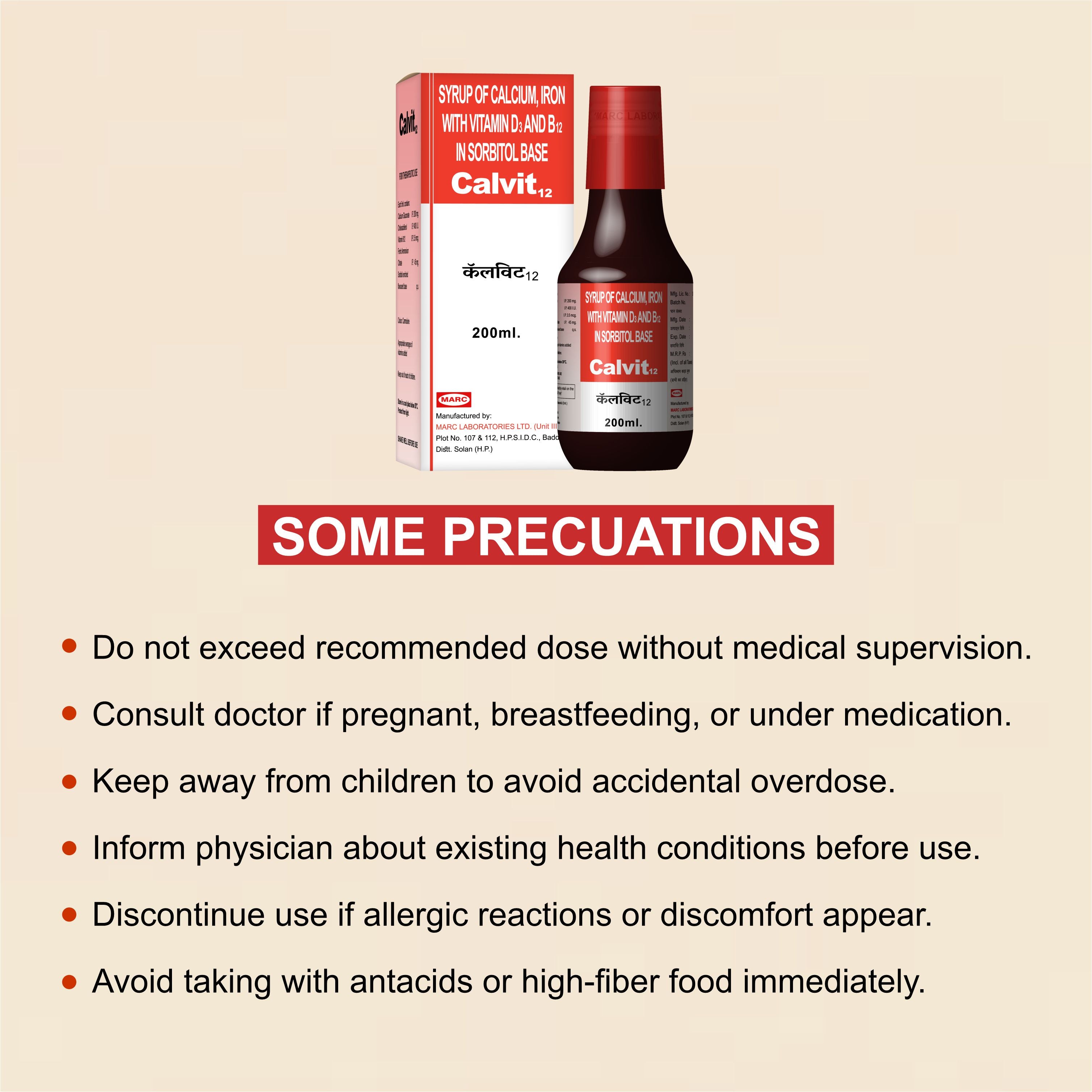 Calvit 12 Syrup 200ml – Boosting Immunity with a Powerful Blend of Essential Nutrients