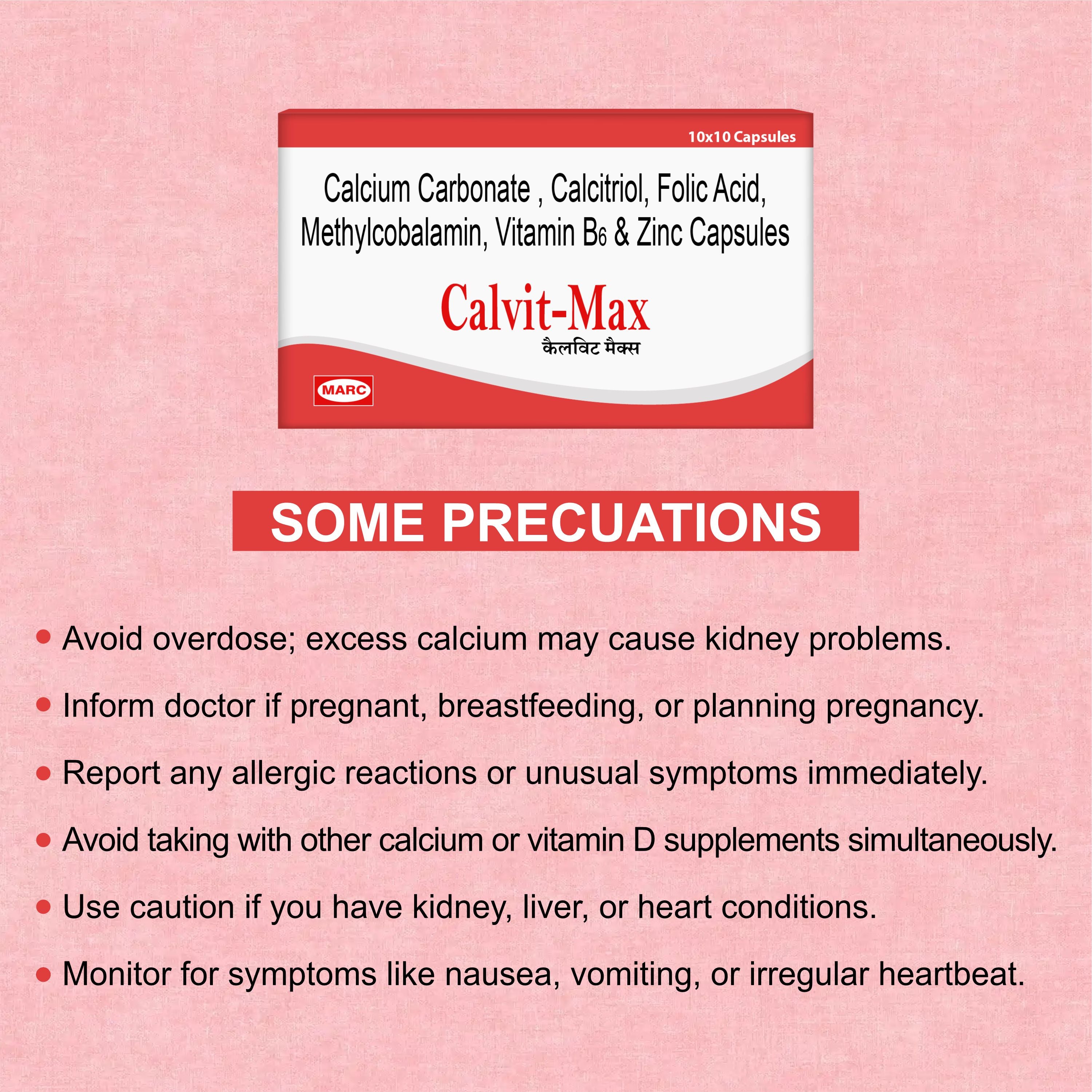 Calvit Max Tablet – Complete Bone, Nerve & Immunity Support Formula
