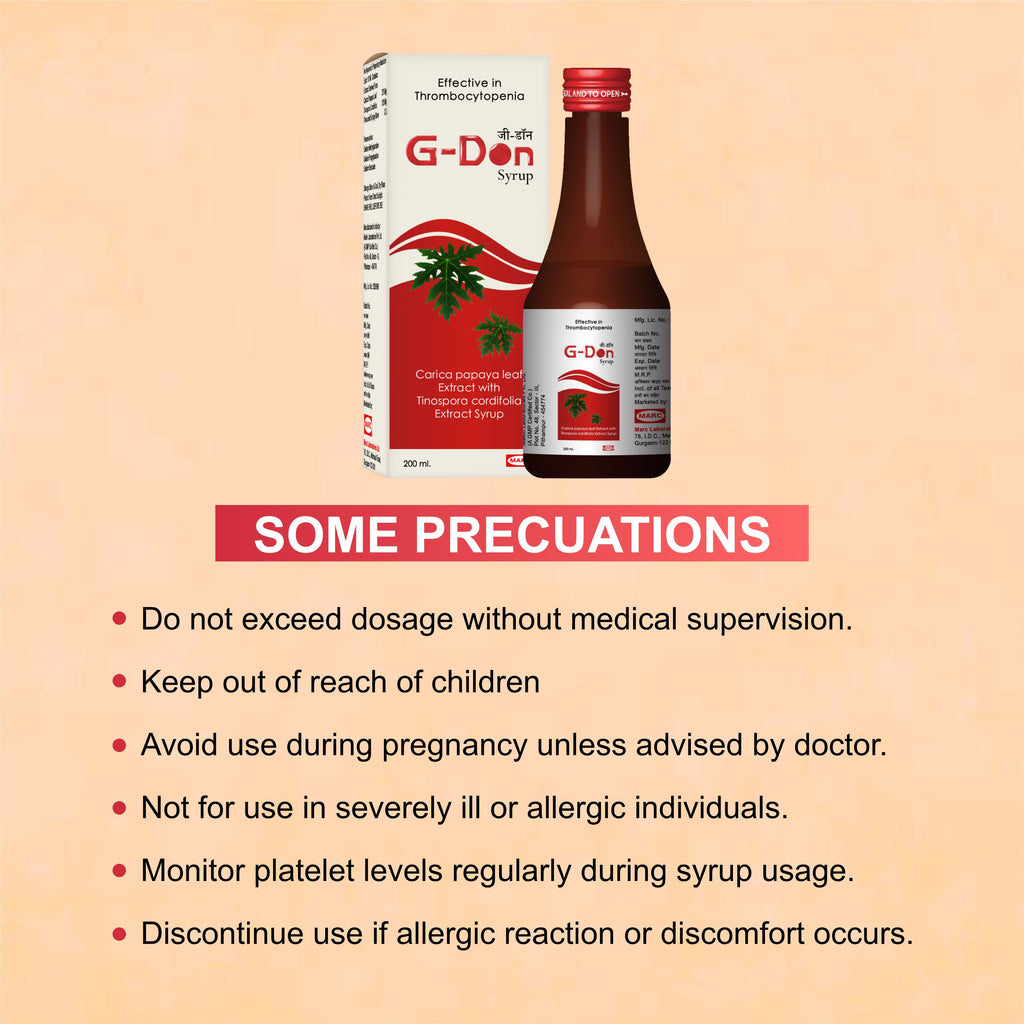 Marc G Don Syrup – Natural Platelet Booster & Immunity Enhancer