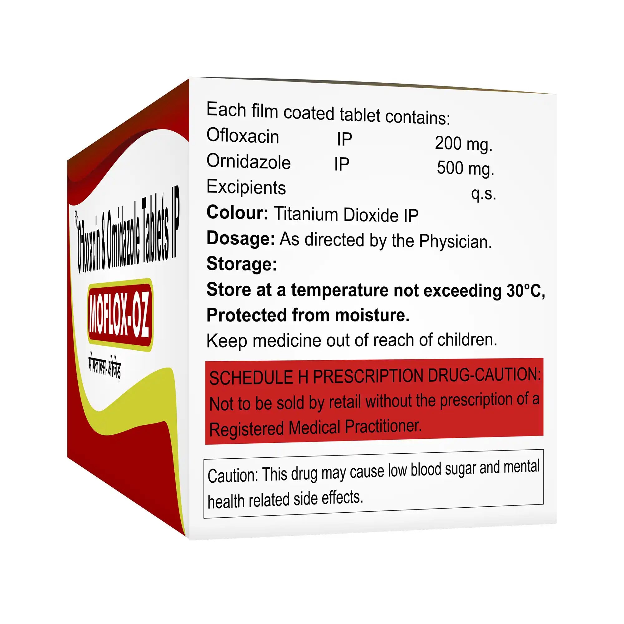 Moflox OZ Moxifloxacin & Ornidazole Tablet – Mixed Gut & Respiratory Bacterial Infection