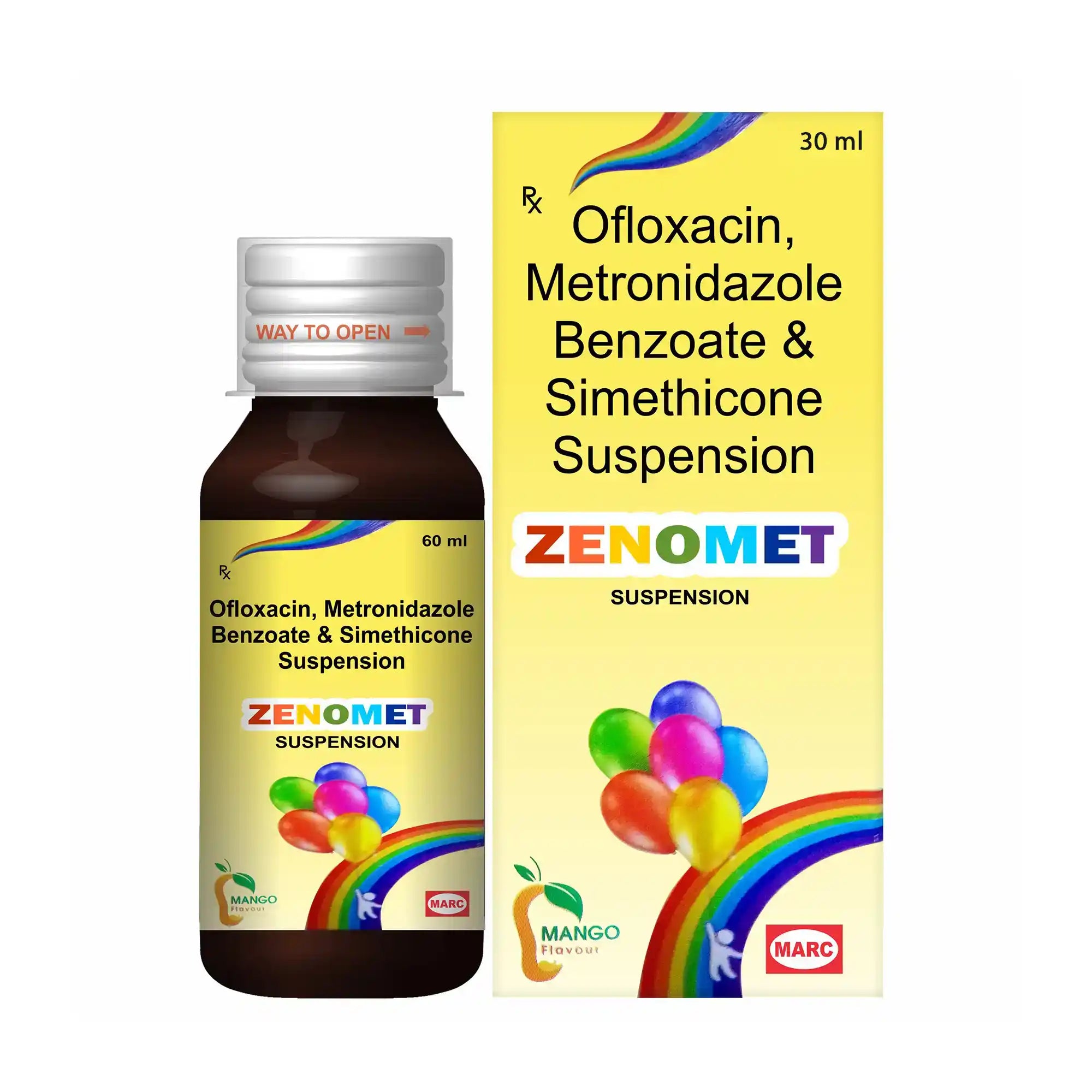 Zenomet Metronidazole Suspension 30ml – Compact Pediatric Gut Infection Treatment