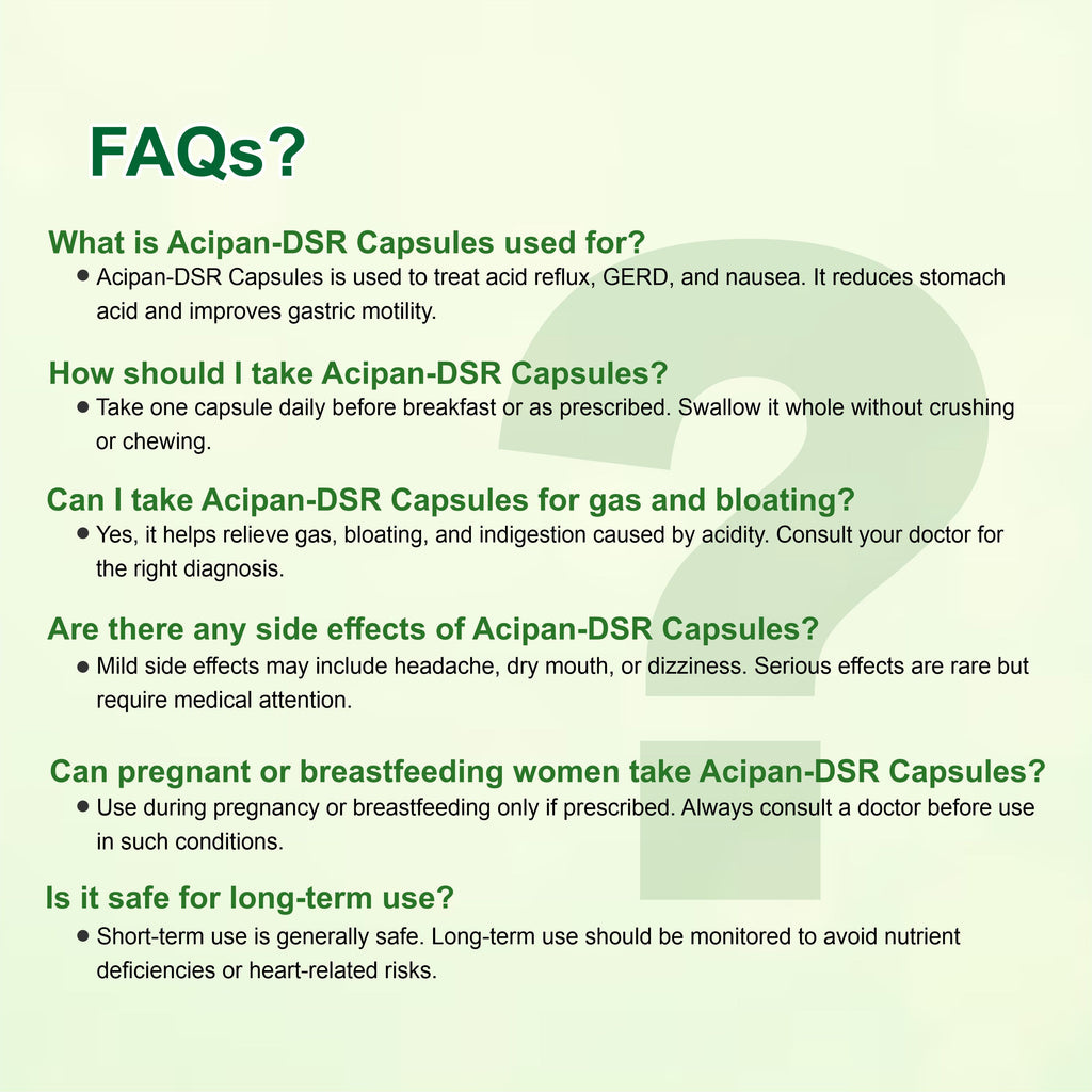 Marc Acipan DSR Capsule – Fast Relief from Acidity, Gas & Indigestion