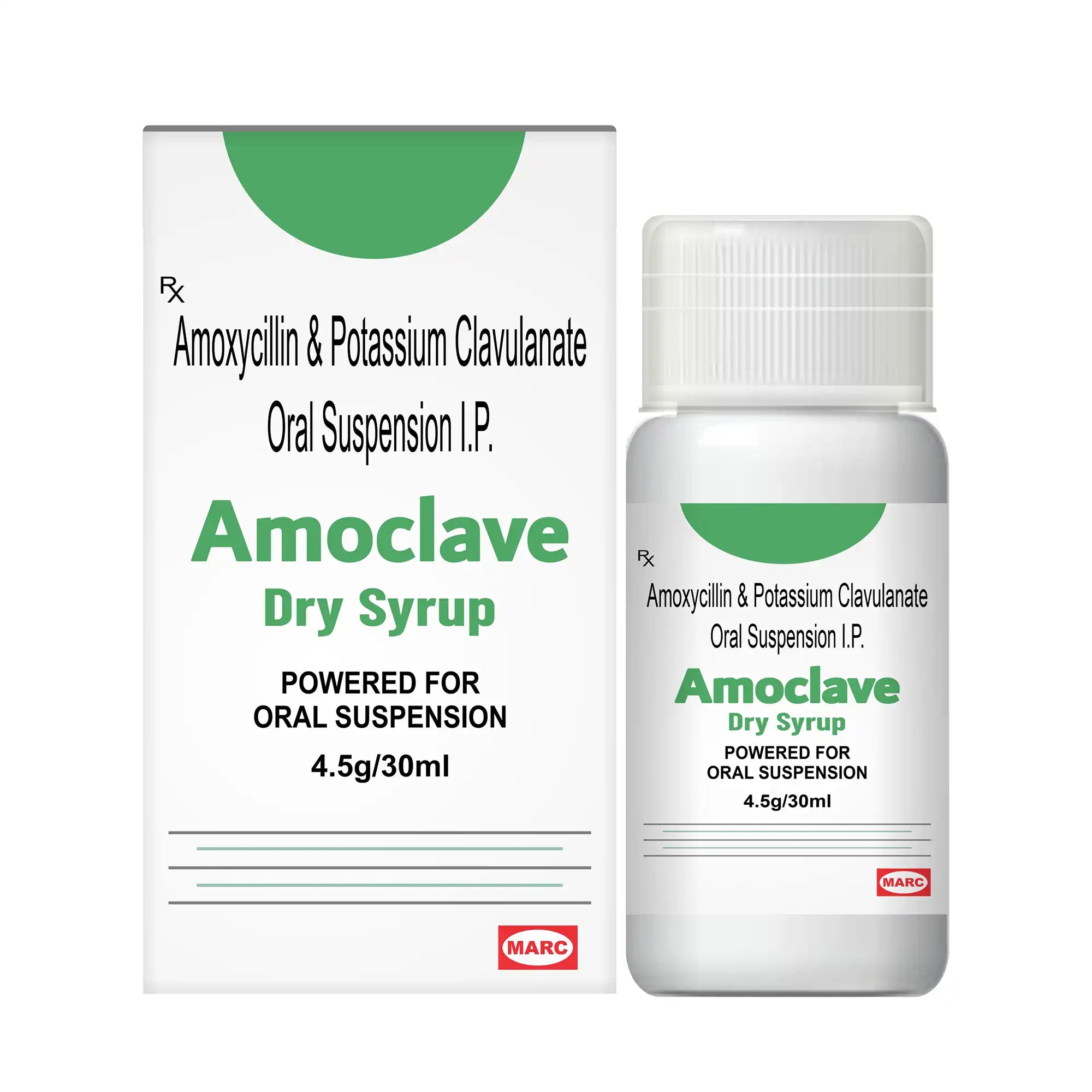 Amoclave Amoxicillin & Clavulanate Dry Syrup – Pediatric Antibiotic for Ear, Throat & Chest Infections