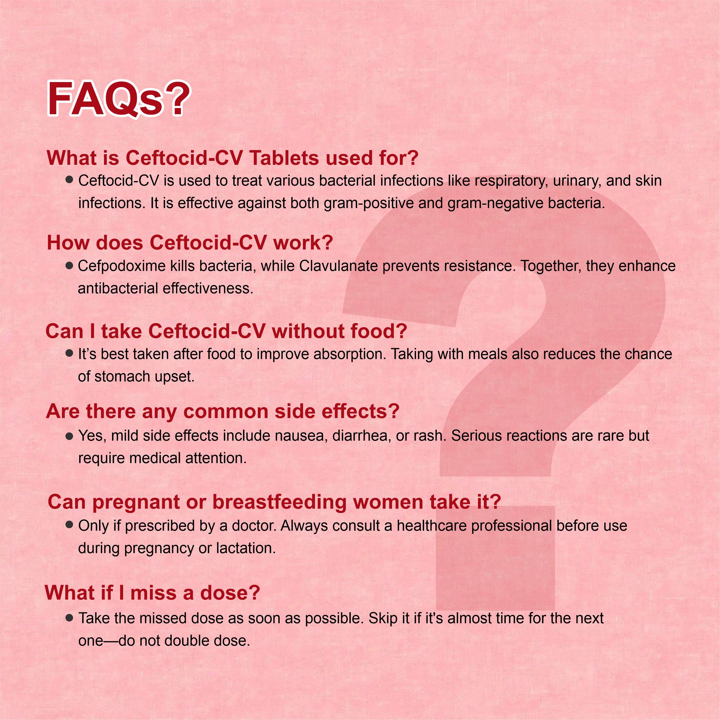 Ceftocid CV Tablets – Strong Protection Against Tough Infections(1Box)