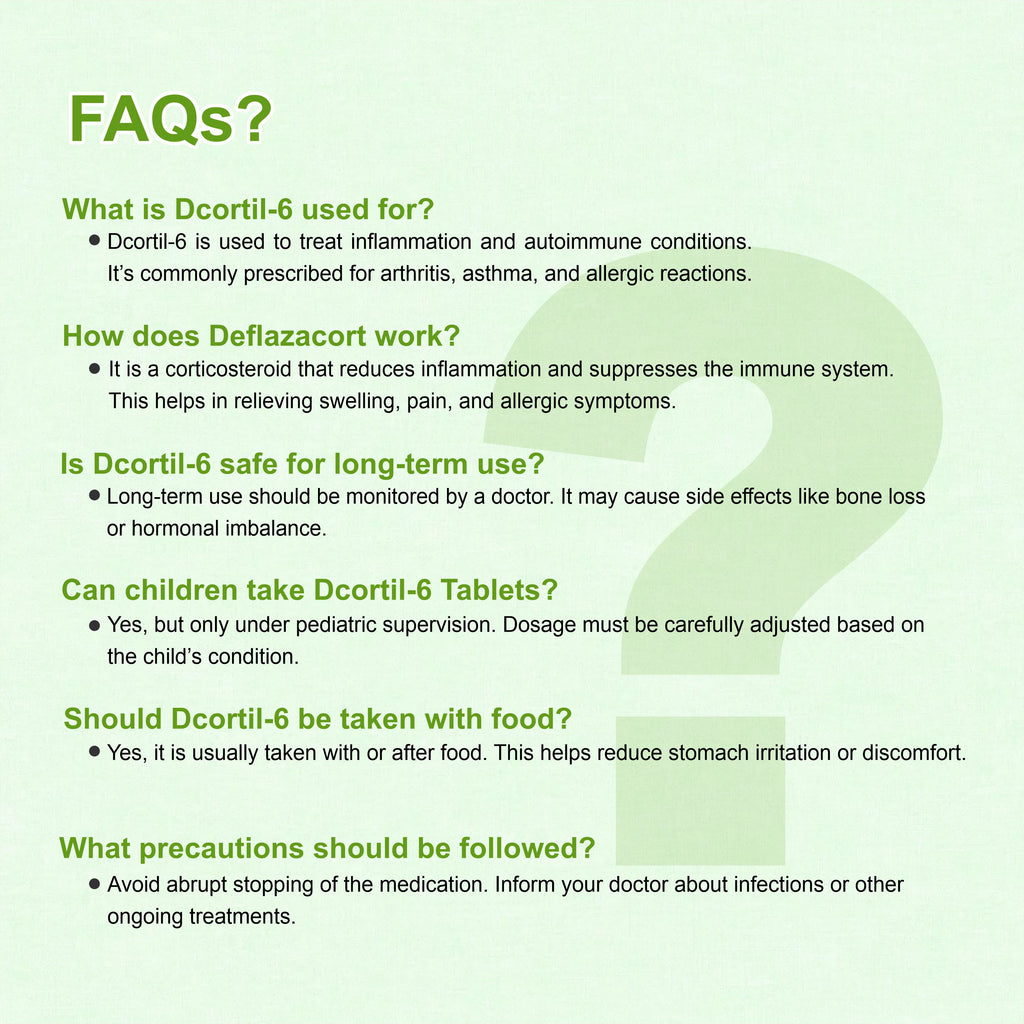 Marc Dcortil 6 Tablets – Effective Relief from Inflammation & Immune Disorders