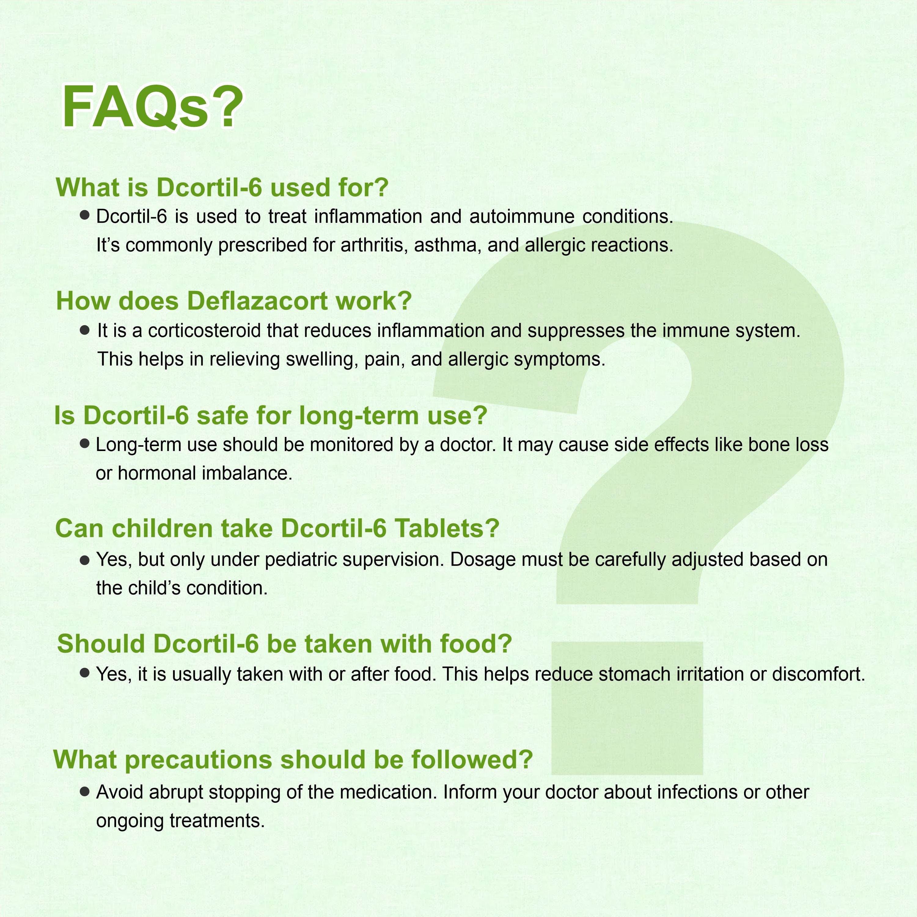 Marc Dcortil 6 Tablets – Effective Relief from Inflammation & Immune Disorders