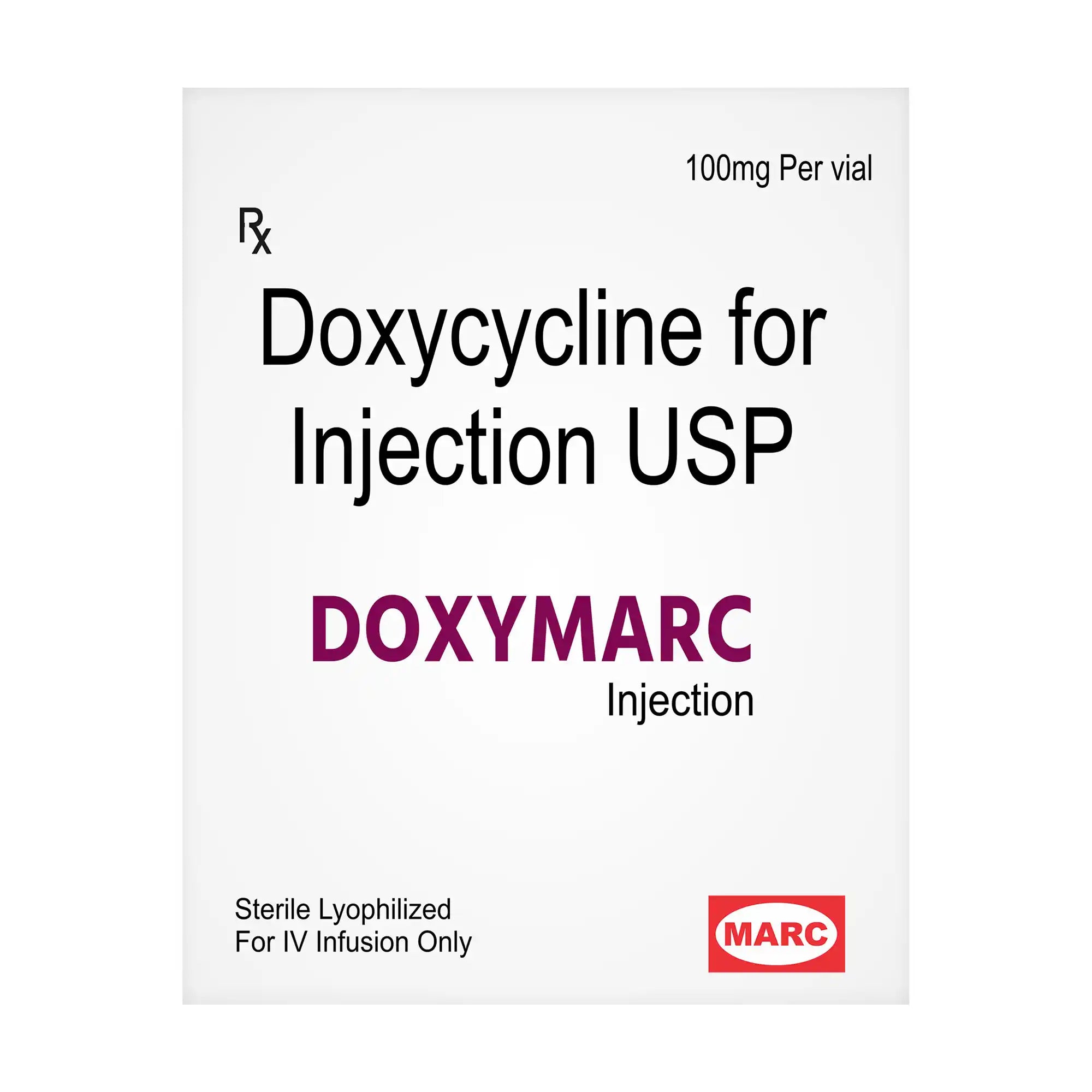 Doxymarc Doxycycline Injection – Injectable Antibiotic for Severe Bacterial & Atypical Infections