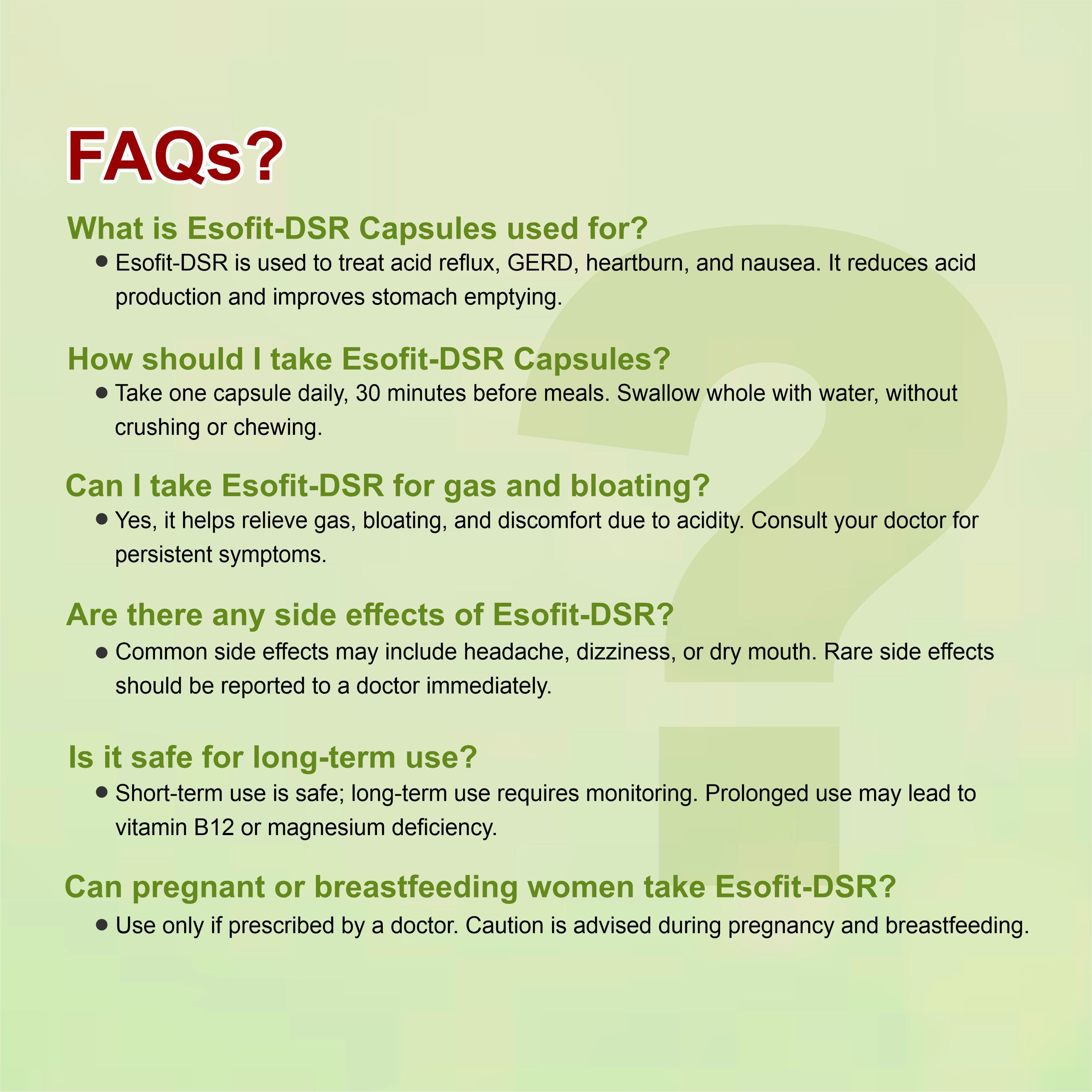 Marc Esofit DSR Capsules – Double Action Relief for Acidity & Gastrointestinal Discomfort