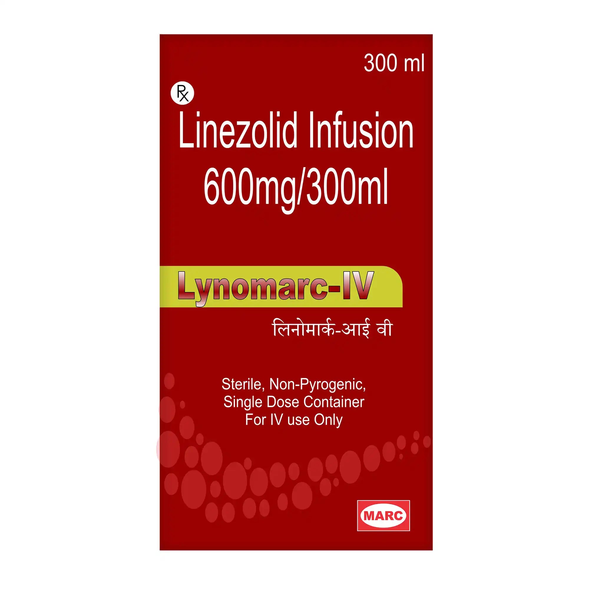 Lynomarc IV Linezolid Infusion – Hospital IV Antibiotic for MRSA & Drug-Resistant Infections