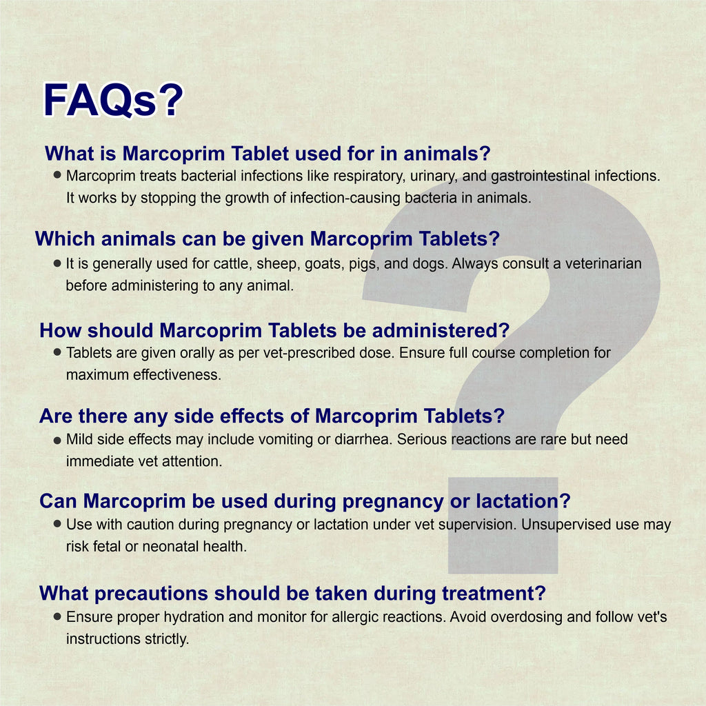 Marc Marcoprim Bolus – Broad-Spectrum Veterinary Antibiotic