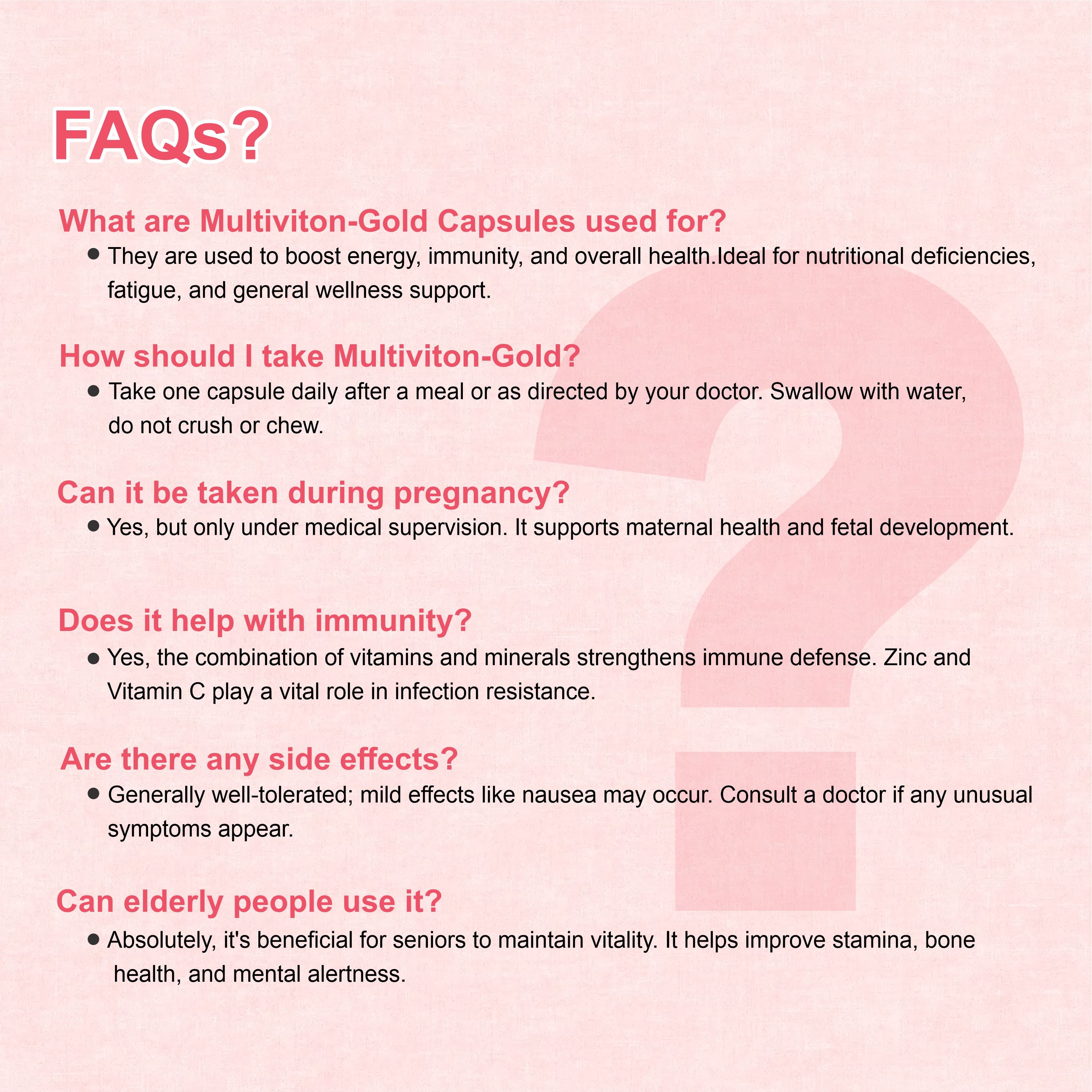 Marc Multiviton Gold Capsules – Complete Daily Nutrition for Energy, Immunity & Vitality