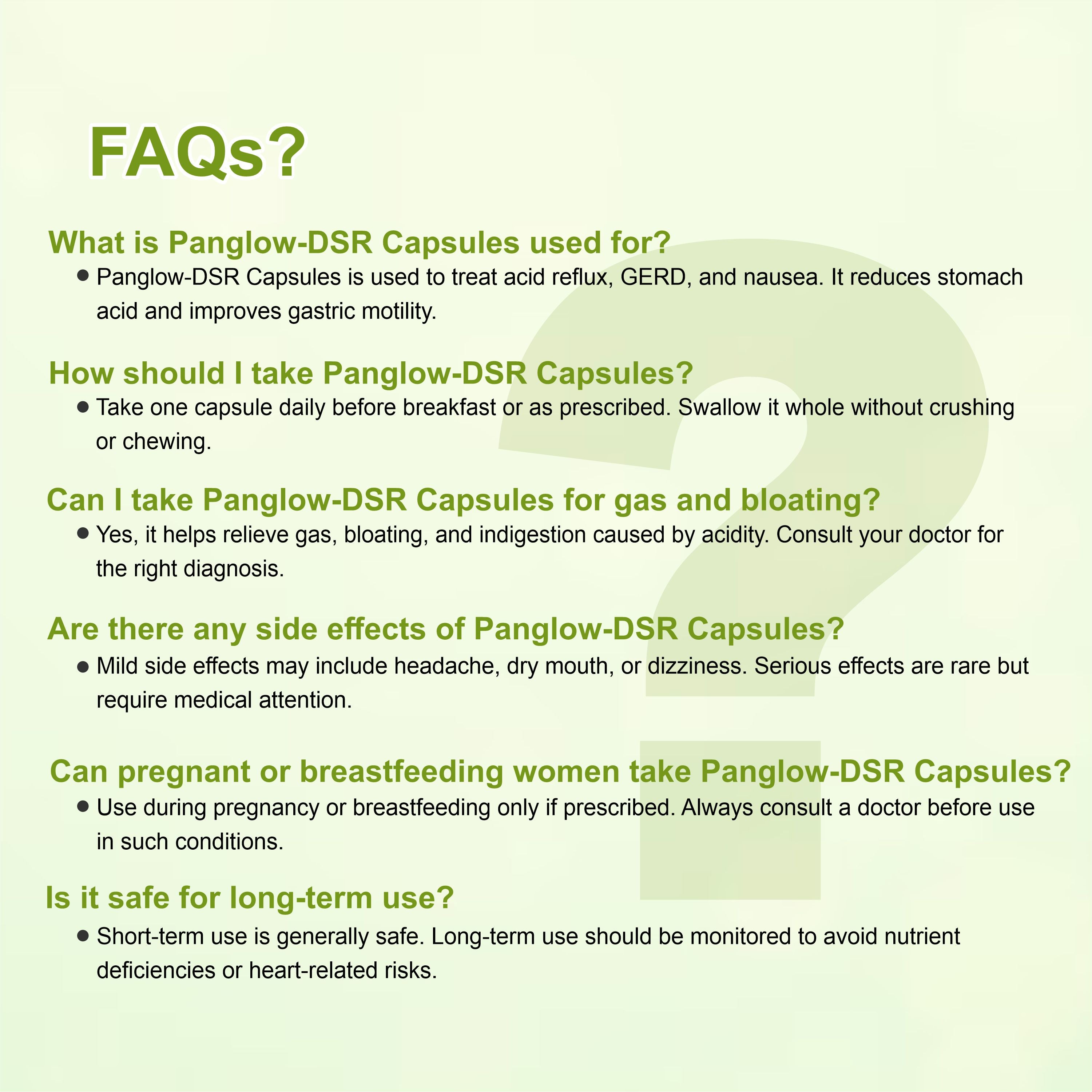 Marc Panglow DSR Capsules – Fast & Long-Lasting Relief from Acidity, GERD & Indigestion