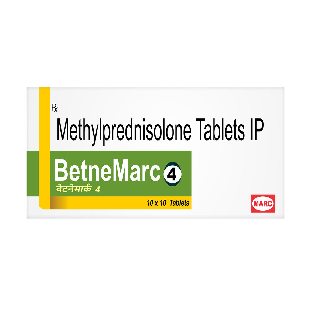 Betnemarc-4 Betamethasone 4mg Tablet – Severe Allergy, Inflammation & Skin Condition