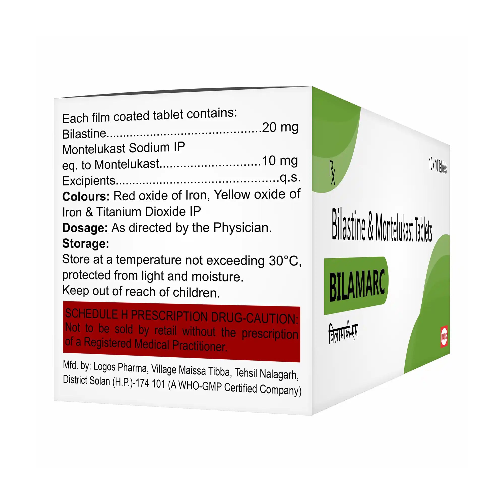 Bilamarc-M Bilastine & Montelukast Tablet – Non-Drowsy Dual Allergy & Asthma Relief