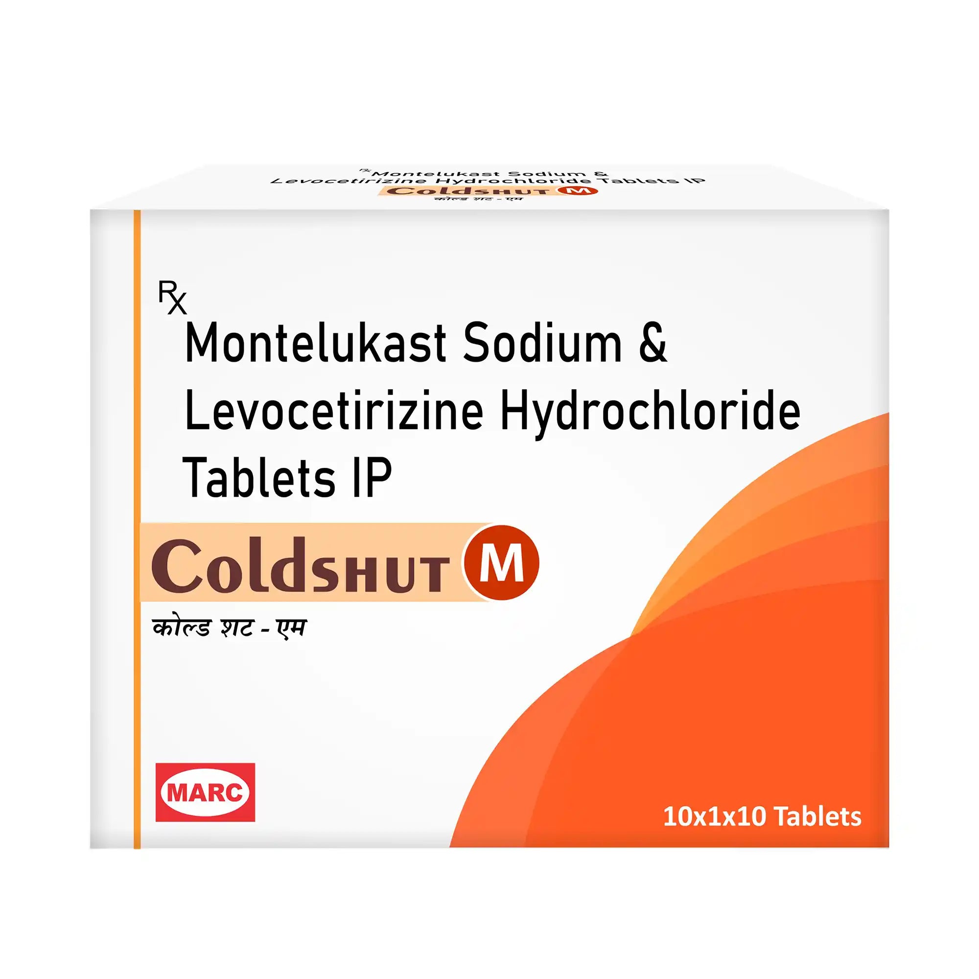 Coldshut-M Paracetamol, Phenylephrine & Chlorphenamine Tablet – Cold, Fever & Congestion Relief