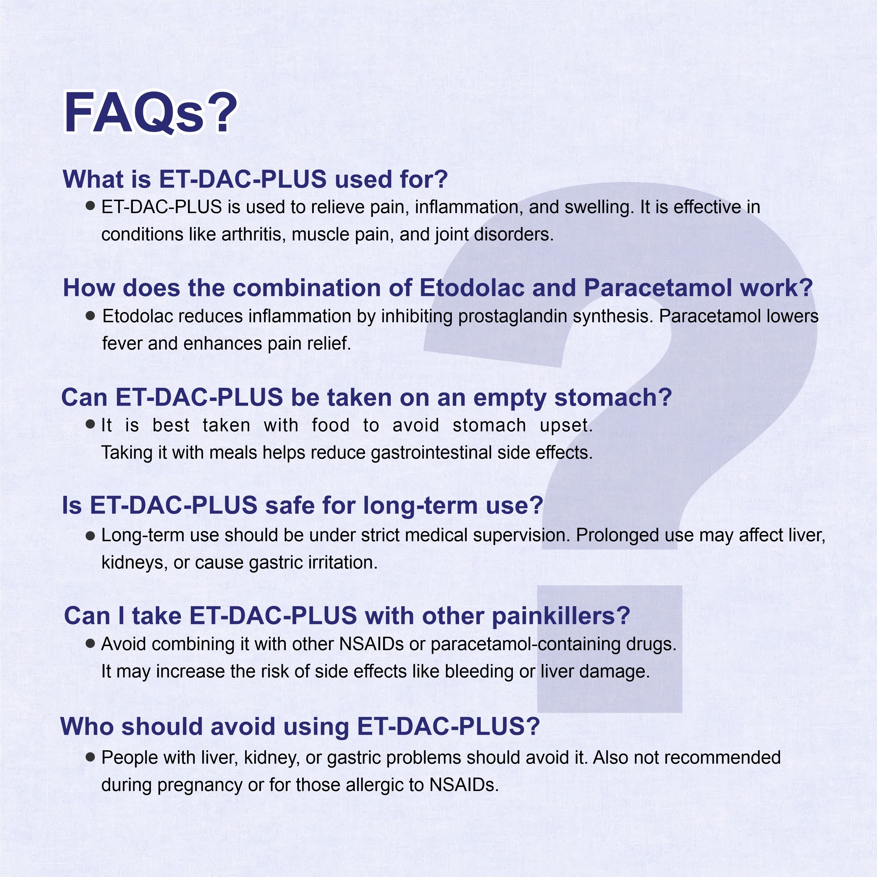 ET-DAC Plus Etoricoxib & Diacerein Tablet – Osteoarthritis & Chronic Joint Pain Relief