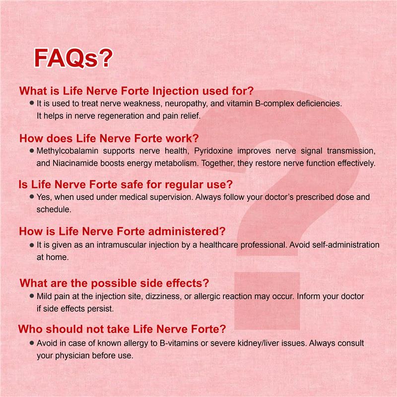 Life Nerve Forte Injection – Advanced Nerve Regeneration & B-Vitamin Support