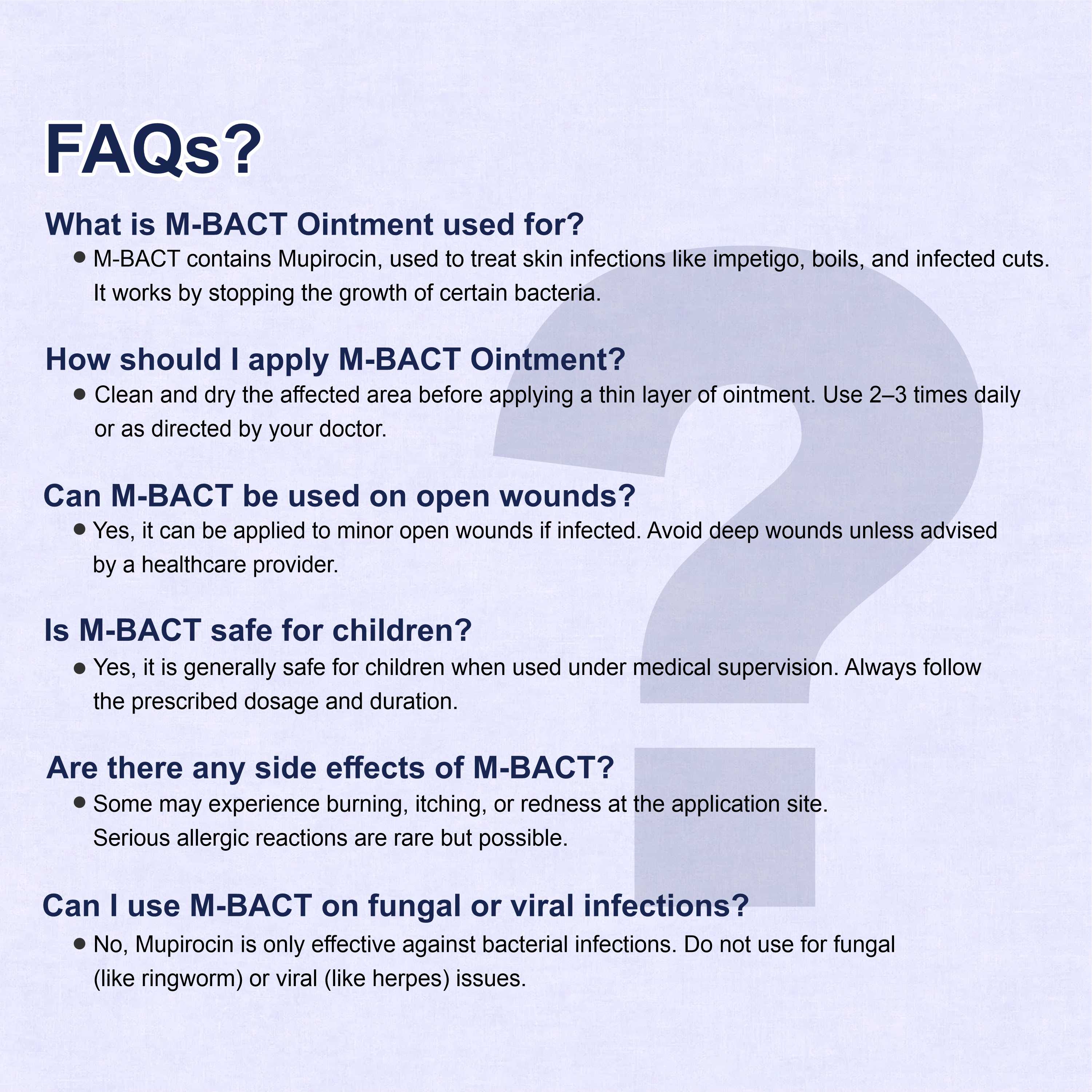 M Bact Ointment – Your Go-To Solution for Bacterial Skin Relief (Pack of 2)