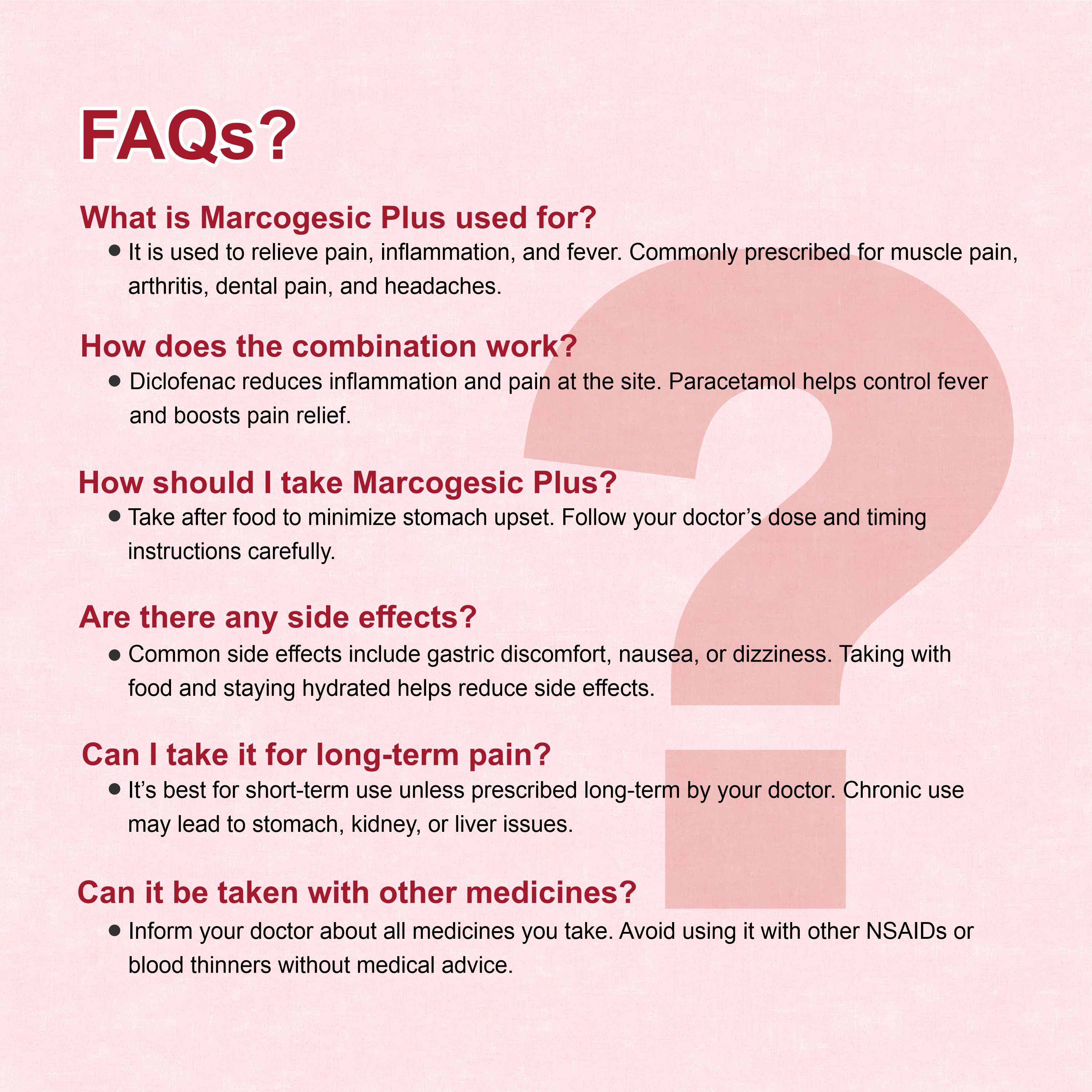 Marcogesic Plus Tablets – Fast Relief from Joint, Muscle & Arthritic Pain
