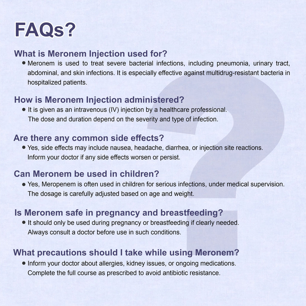 Marconem Injection – Strong Protection Against Serious Bacterial Infections