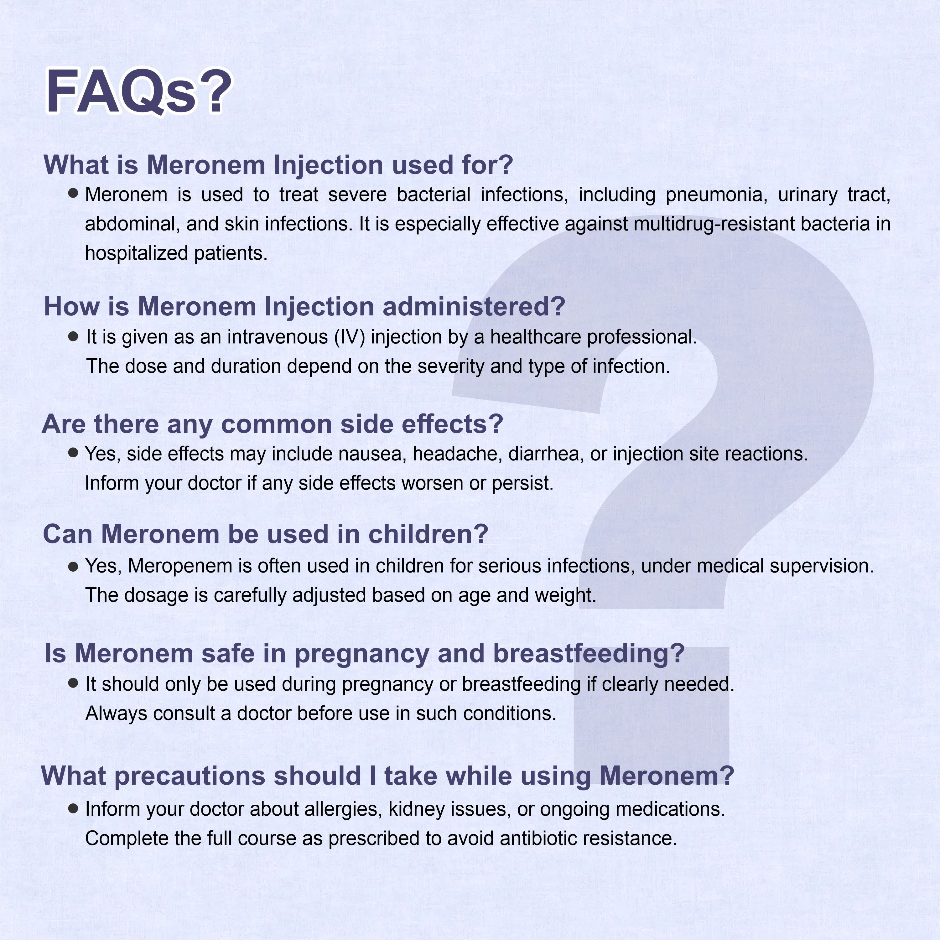 Marconem Injection – Strong Protection Against Serious Bacterial Infections