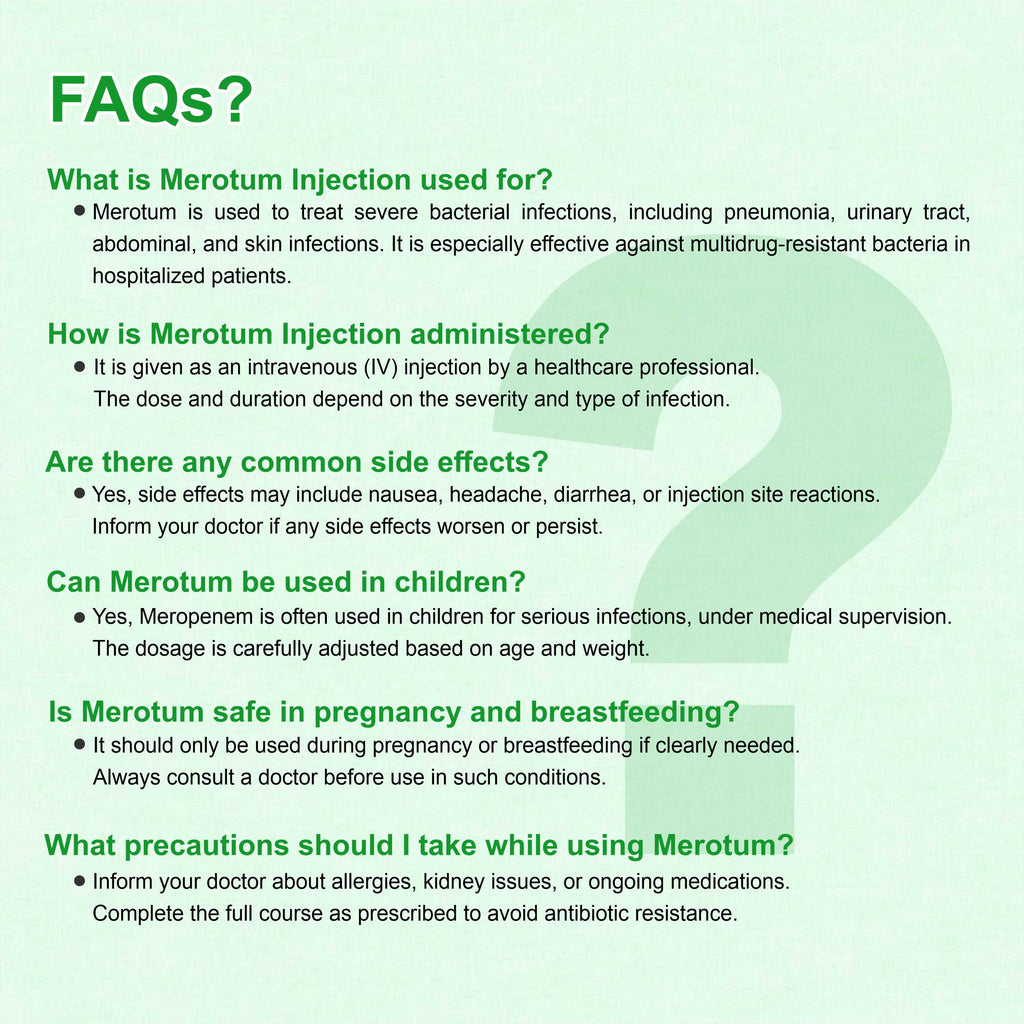 Merotum Injection – Powerful Antibiotic for Severe Infections