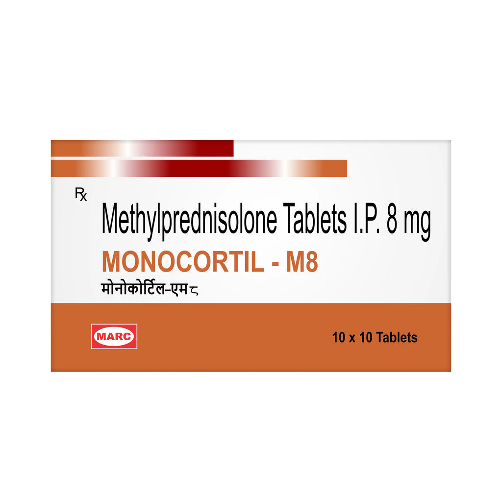 Monocortil M8 Prednisolone 8mg & Methotrexate Tablet – Autoimmune & Inflammatory Disease