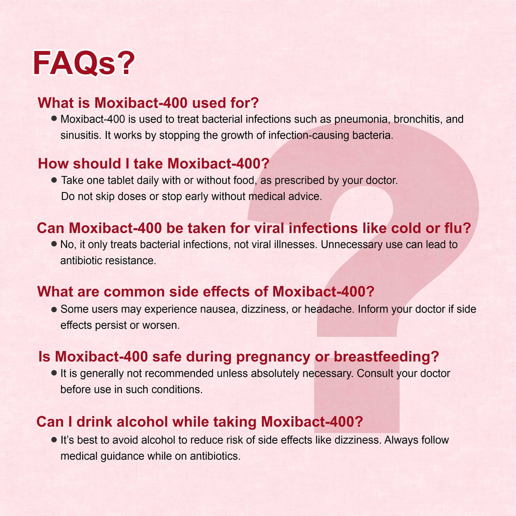 Moxibat 400 Tablet – Powerful Protection Against Bacterial Infections