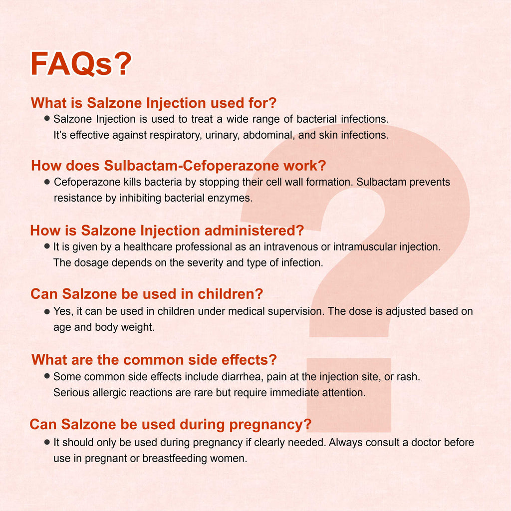 Salzon Injection – Broad-Spectrum Antibiotic for Severe Infections