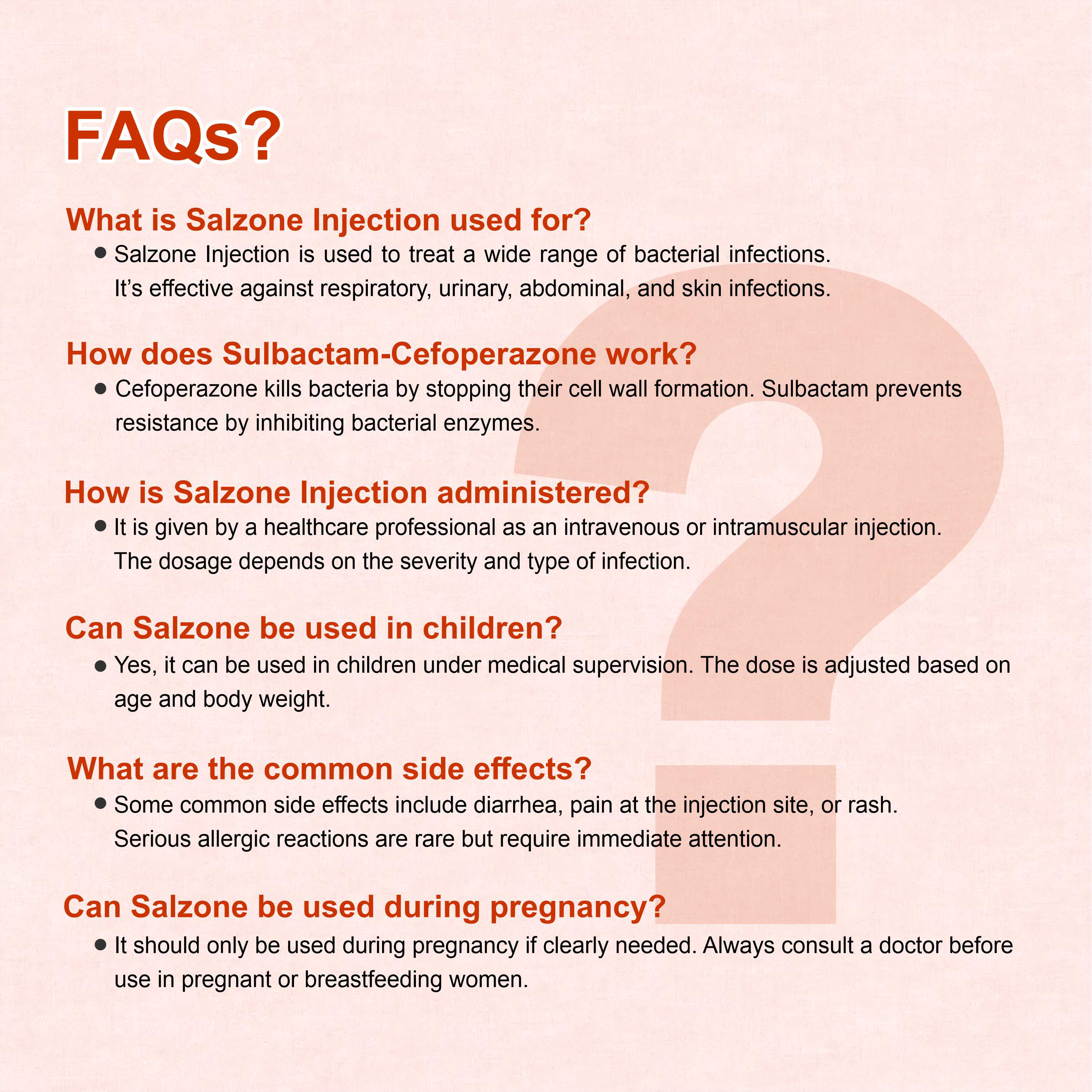 Salzon Injection – Broad-Spectrum Antibiotic for Severe Infections