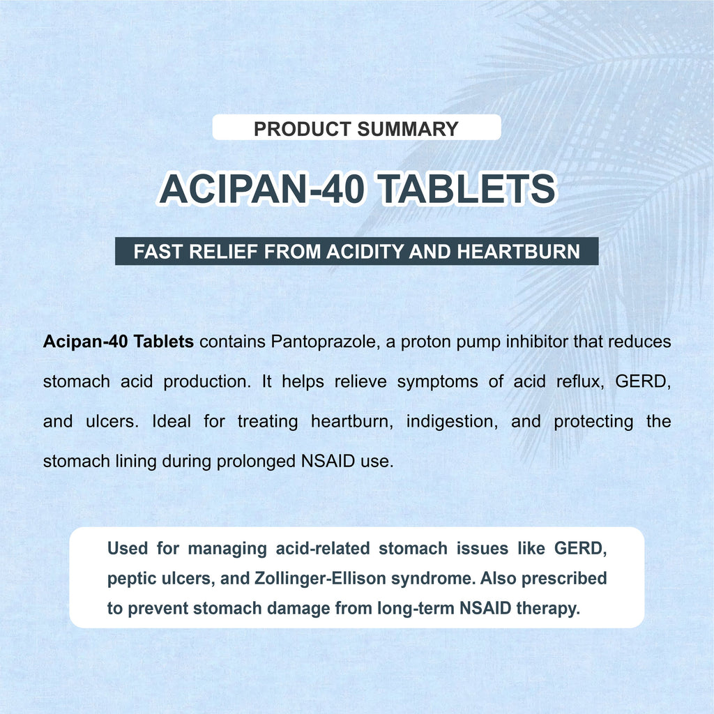 Marc Acipan 40 Tablets – Say Goodbye to Acidity & Acid Reflux