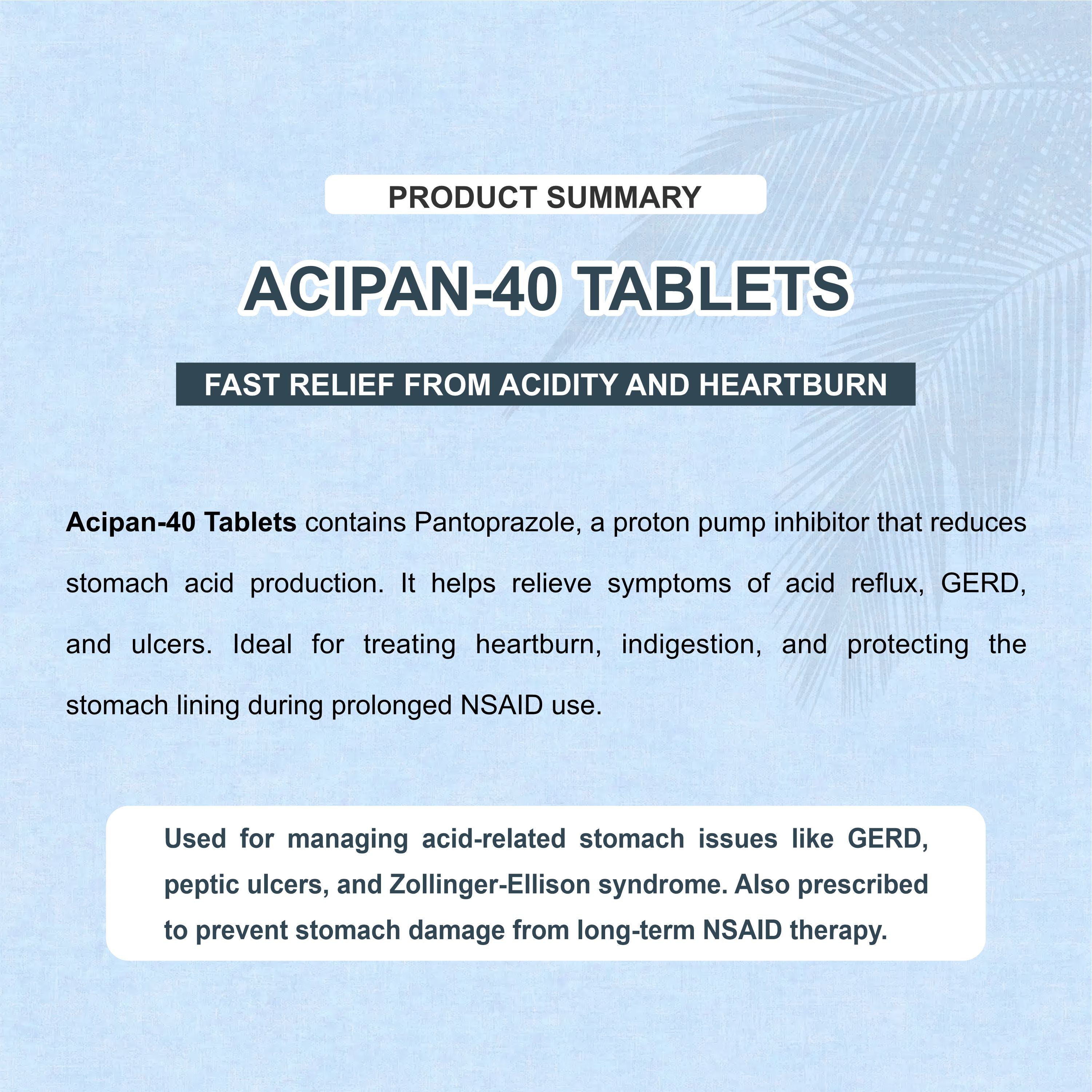Marc Acipan 40 Tablets – Say Goodbye to Acidity & Acid Reflux