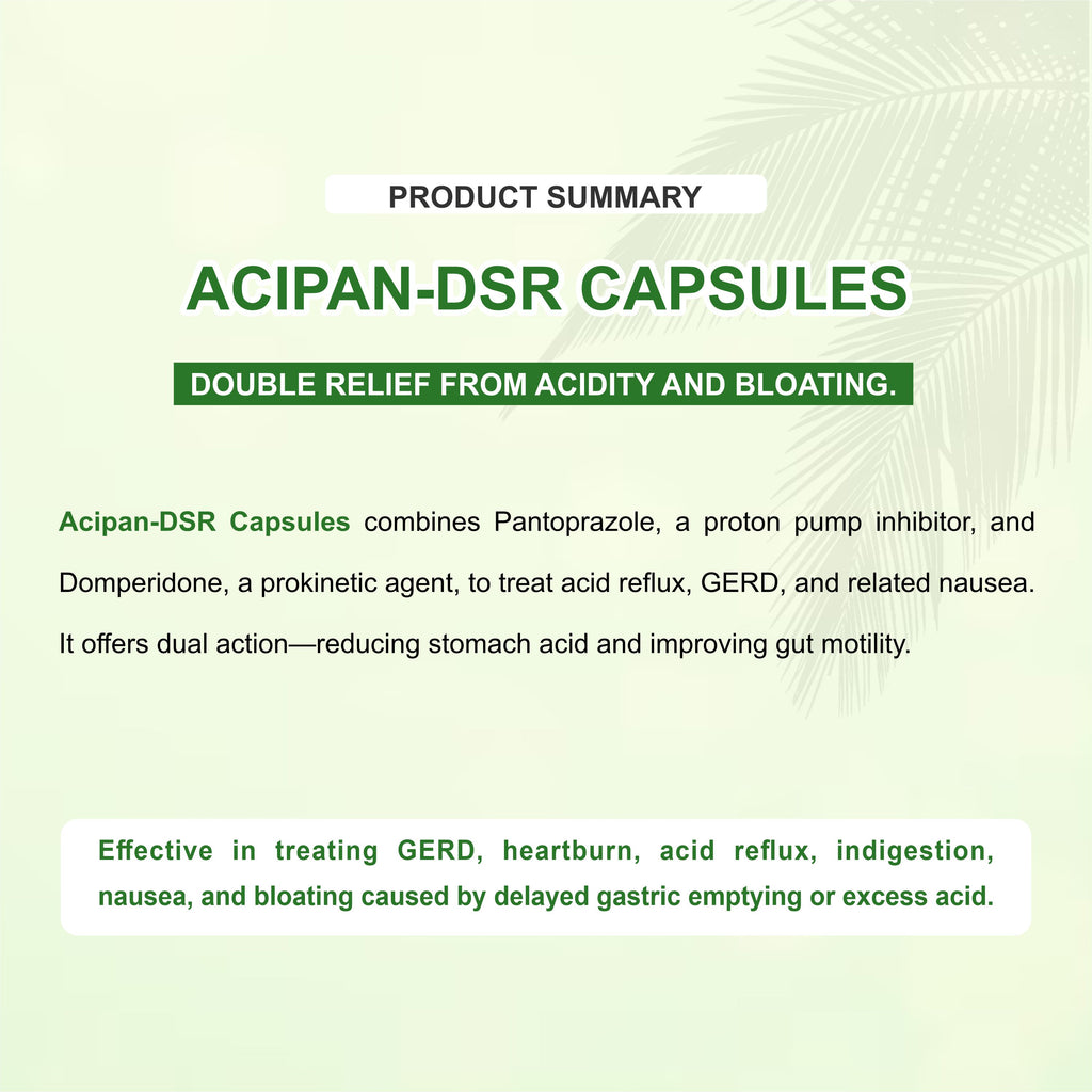 Marc Acipan DSR Capsule – Fast Relief from Acidity, Gas & Indigestion