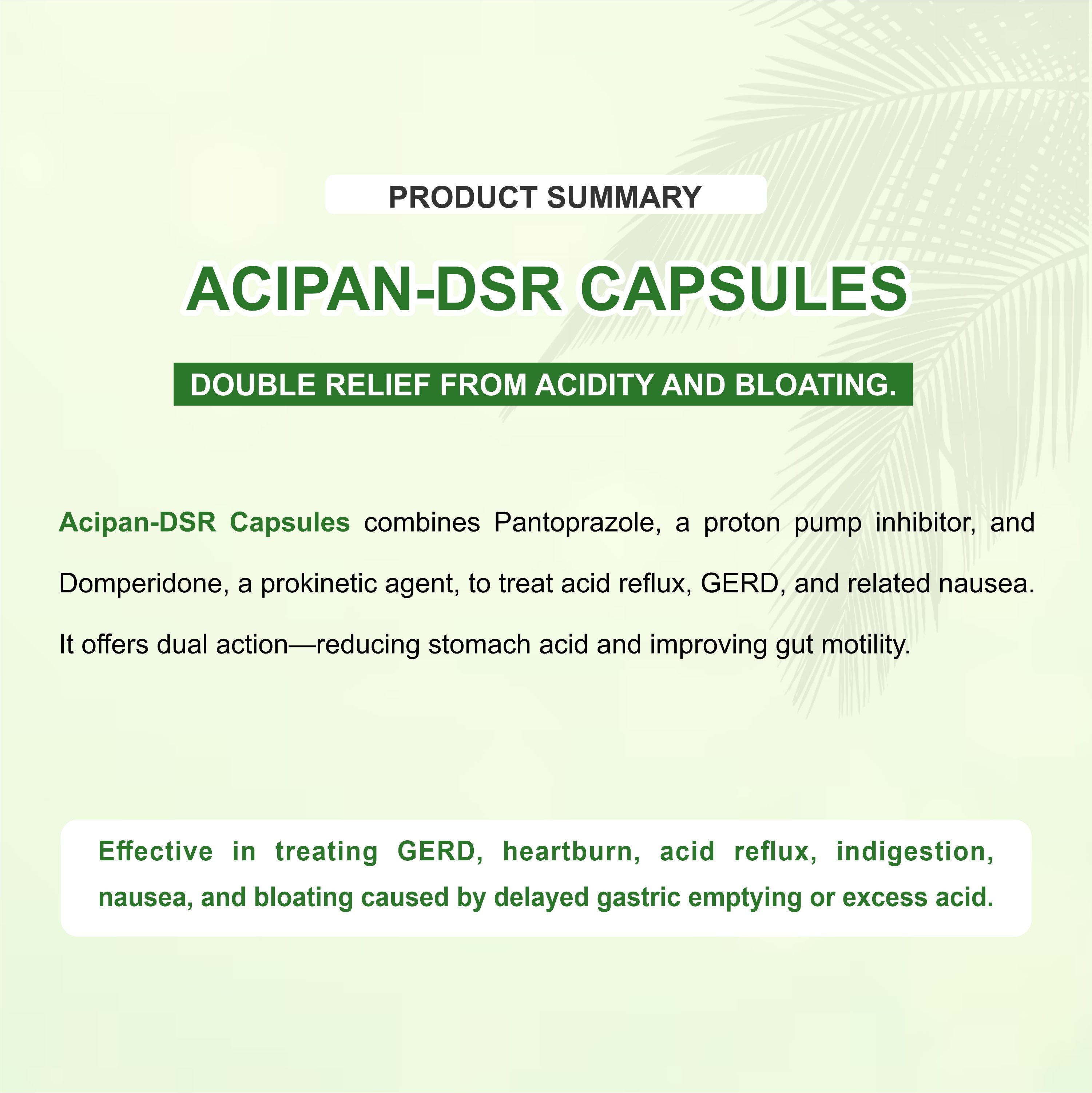 Marc Acipan DSR Capsule – Fast Relief from Acidity, Gas & Indigestion