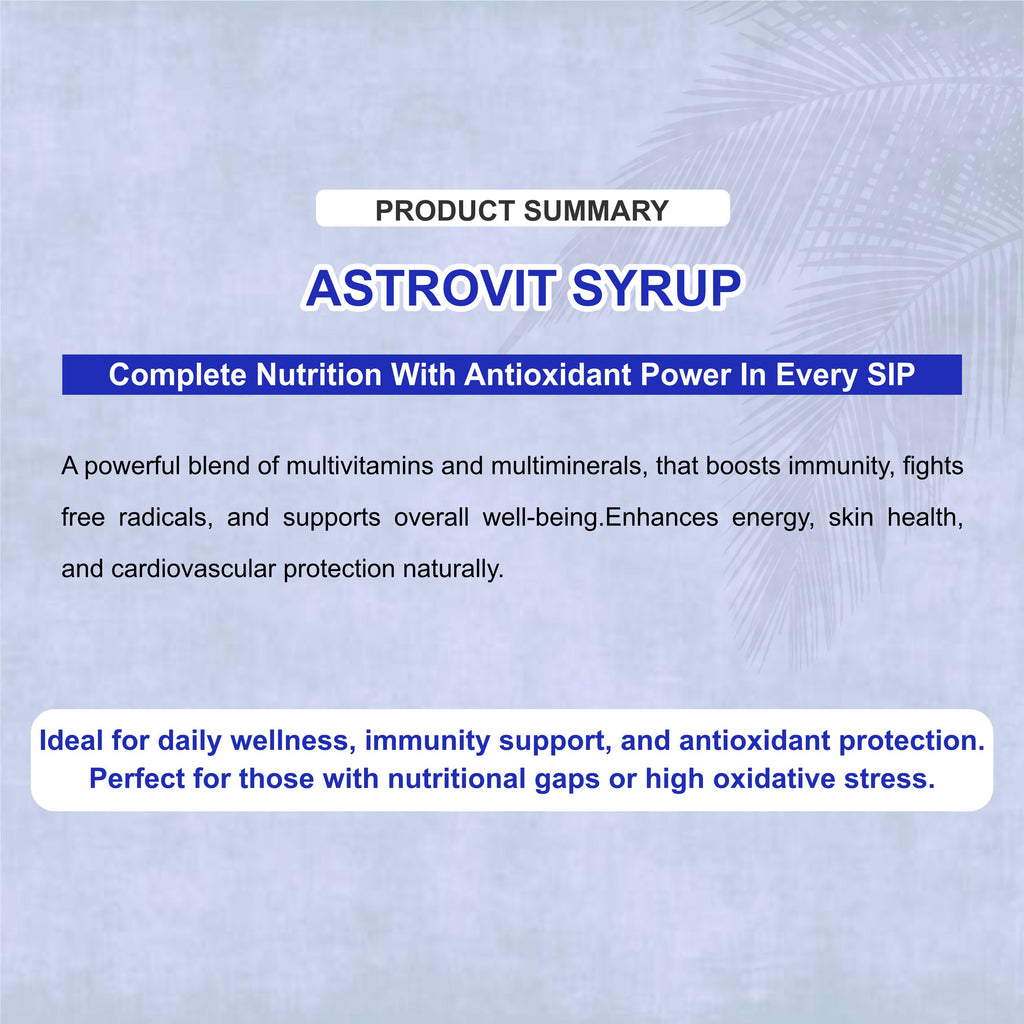 Astrovit Multivitamin Syrup 200ml – Daily Energy, Immunity & Overall Health Support