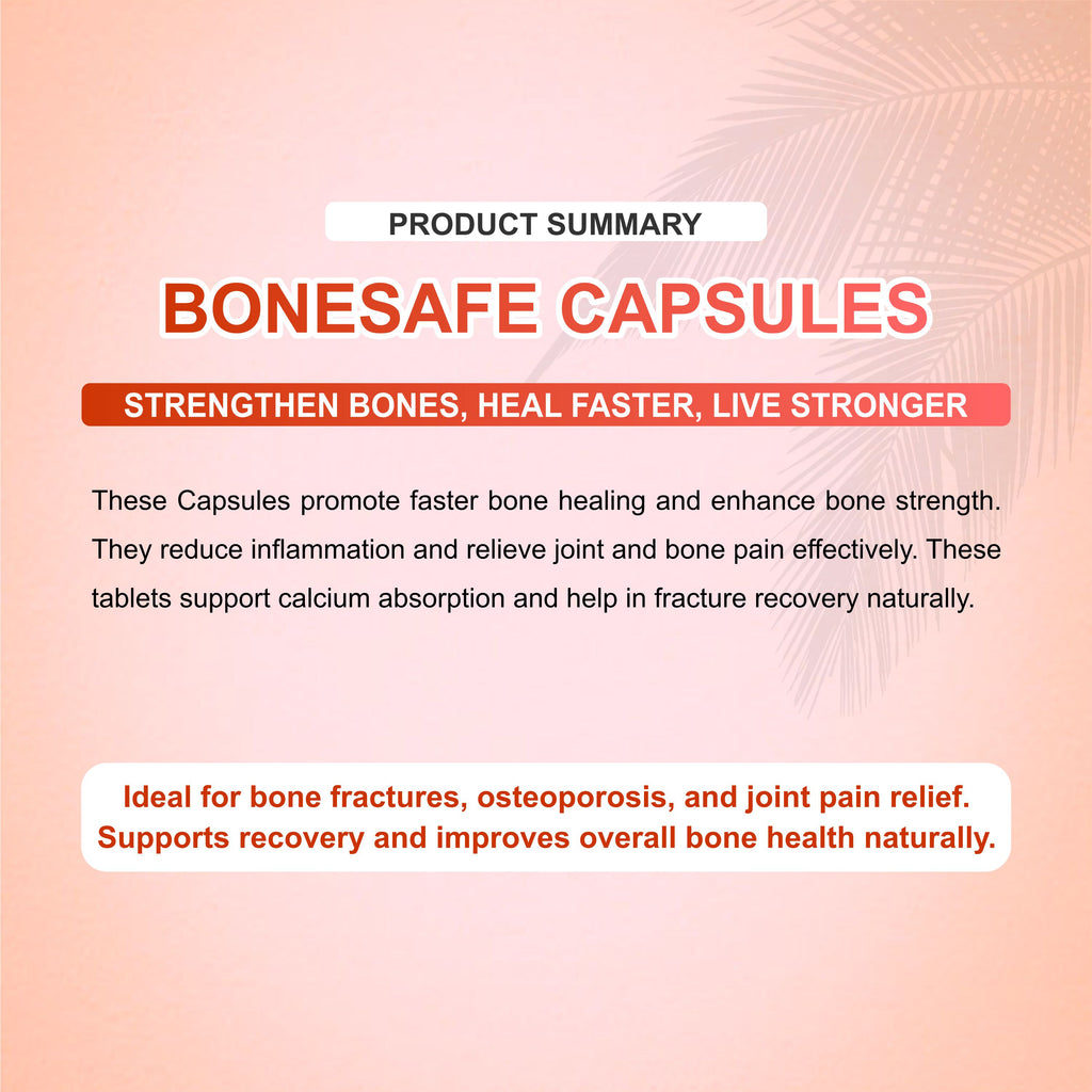 Marc Bonesafe Capsule – Herbal Bone Strength & Fracture Healing Support