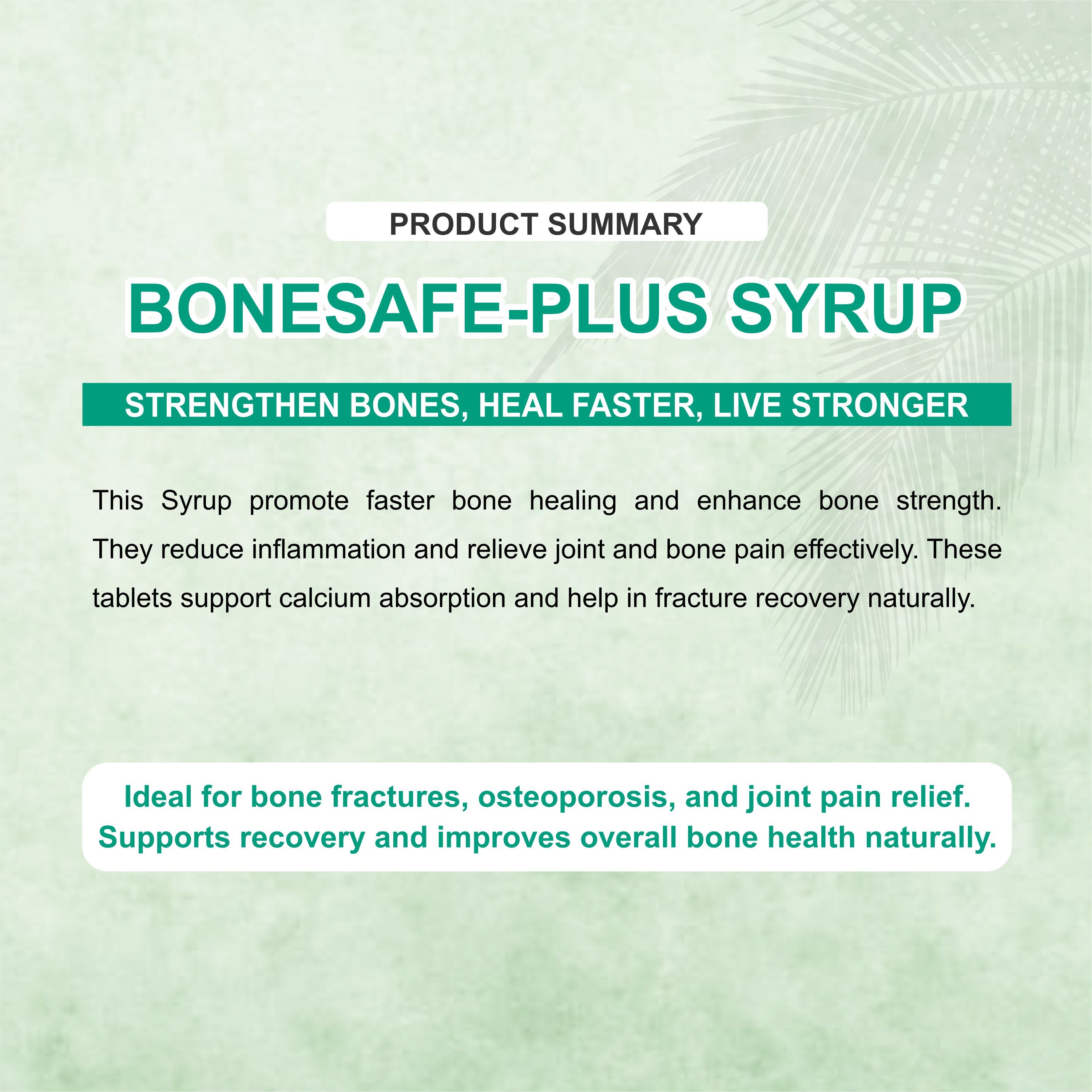 Marc Bonesafe Plus Syrup – Natural Ayurvedic Bone & Joint Support