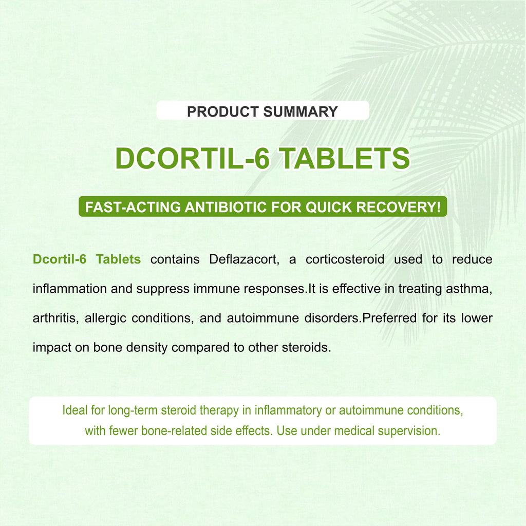 Marc Dcortil 6 Tablets – Effective Relief from Inflammation & Immune Disorders