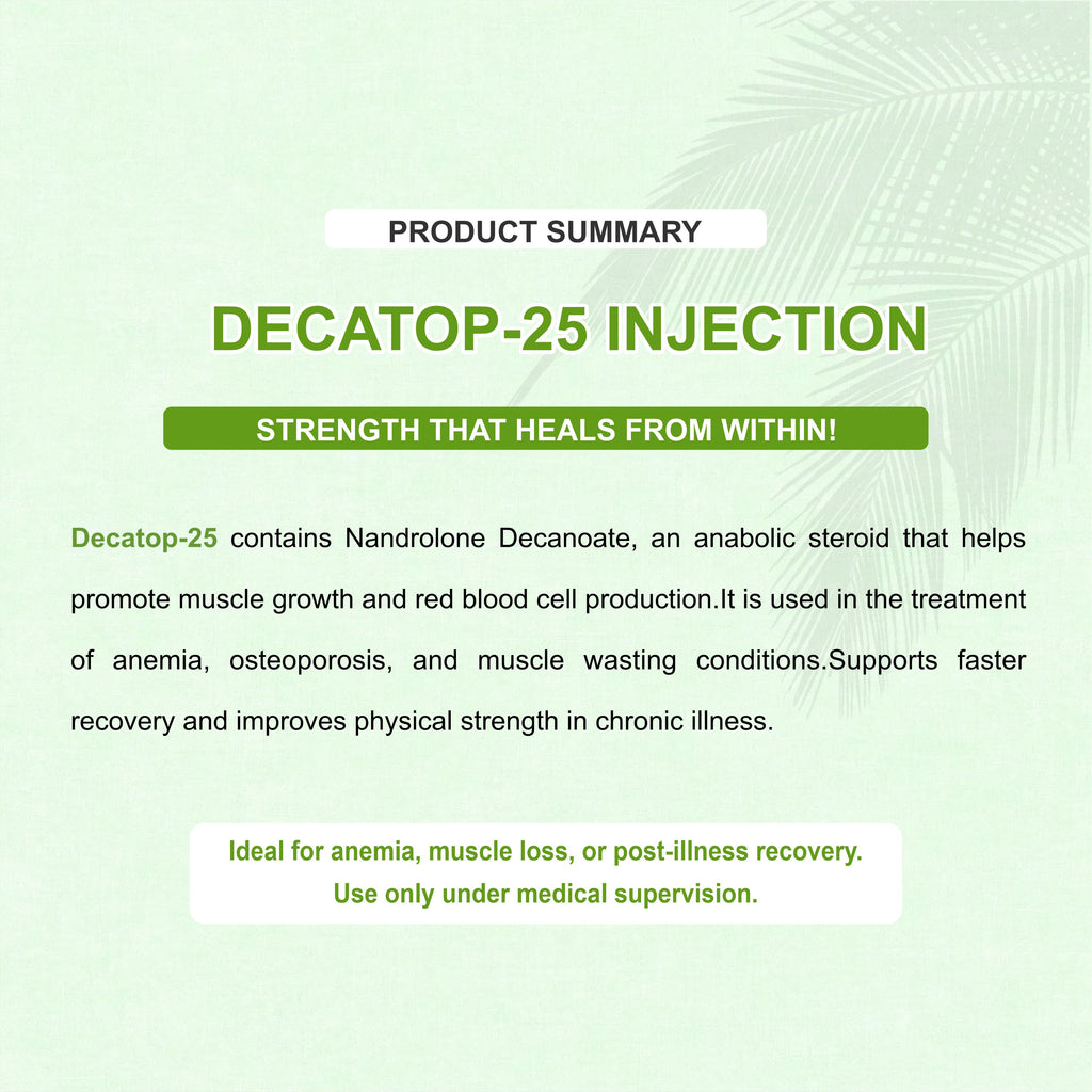 Decatop 25 Injection – Rebuild Muscle, Bone Strength & Energy
