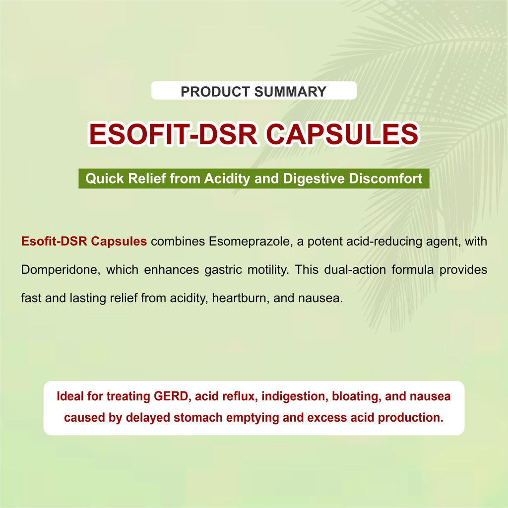 Marc Esofit DSR Capsules – Double Action Relief for Acidity & Gastrointestinal Discomfort