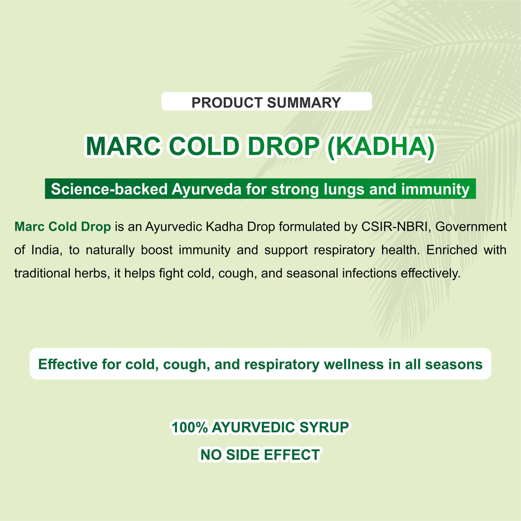 Marc Cold Drop – Herbal Support for Cold, Cough, Throat & Immunity Booster