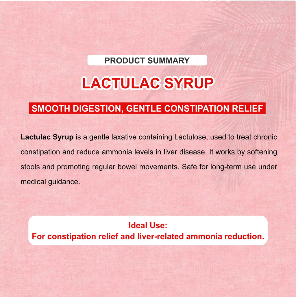 Lactulac Lactulose Syrup 200ml – Constipation & Digestive Health Syrup