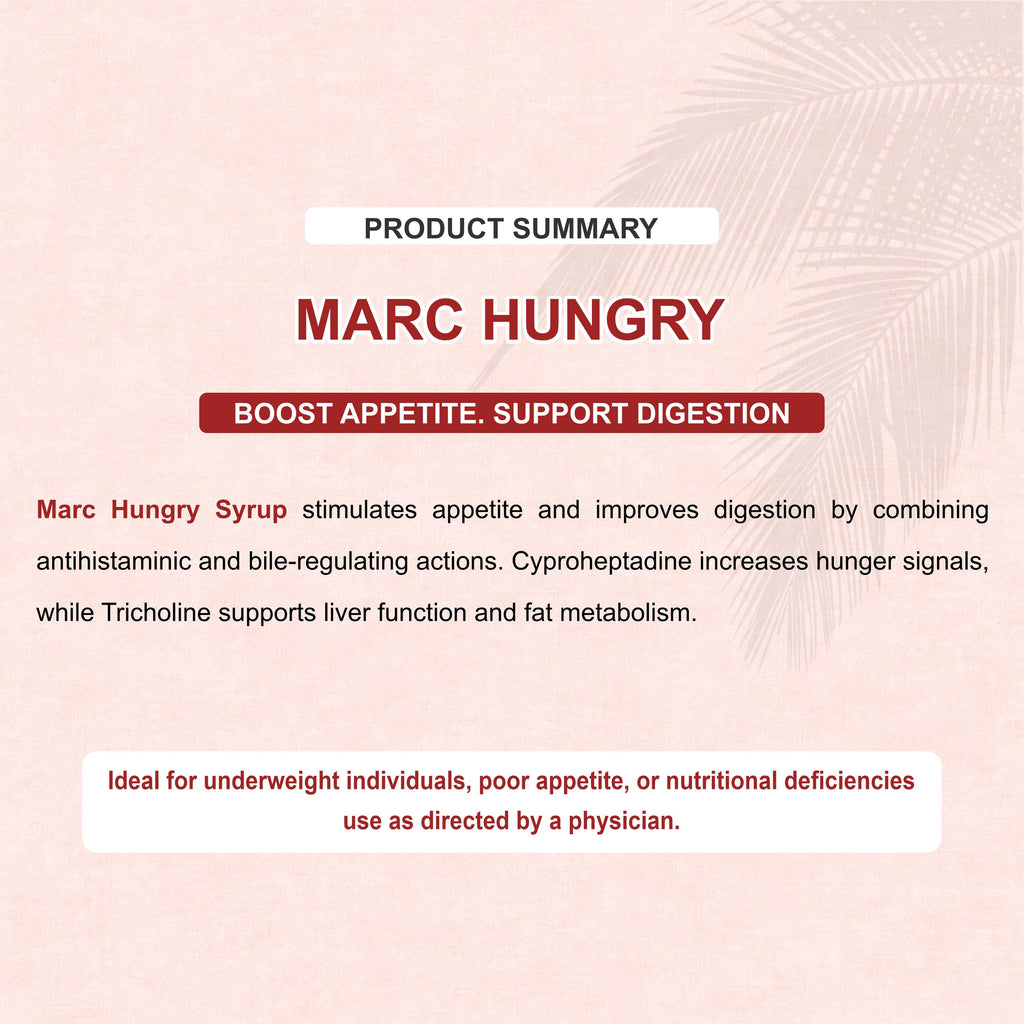Marc Hungry Syrup – Increase Appetite & Gain Weight Naturally